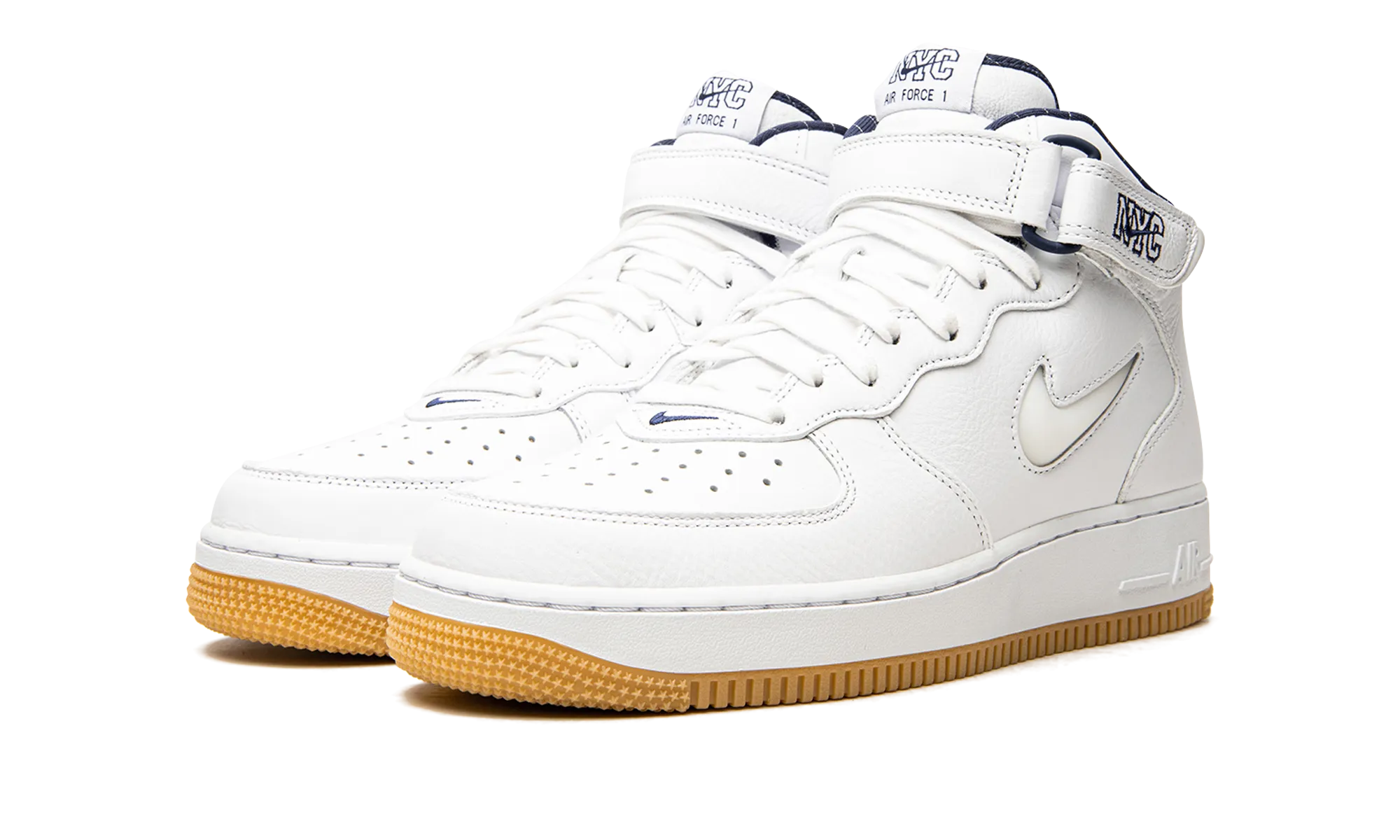 All Rounder Fit Foot Support Air Force 1 Mid Jewel QS "NYC - Yankees"