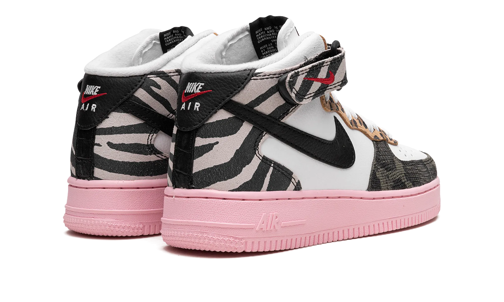 AIR FORCE 1 MID MNS WMNS "Tunnel Walk" Comfortable Collar Extended Ride