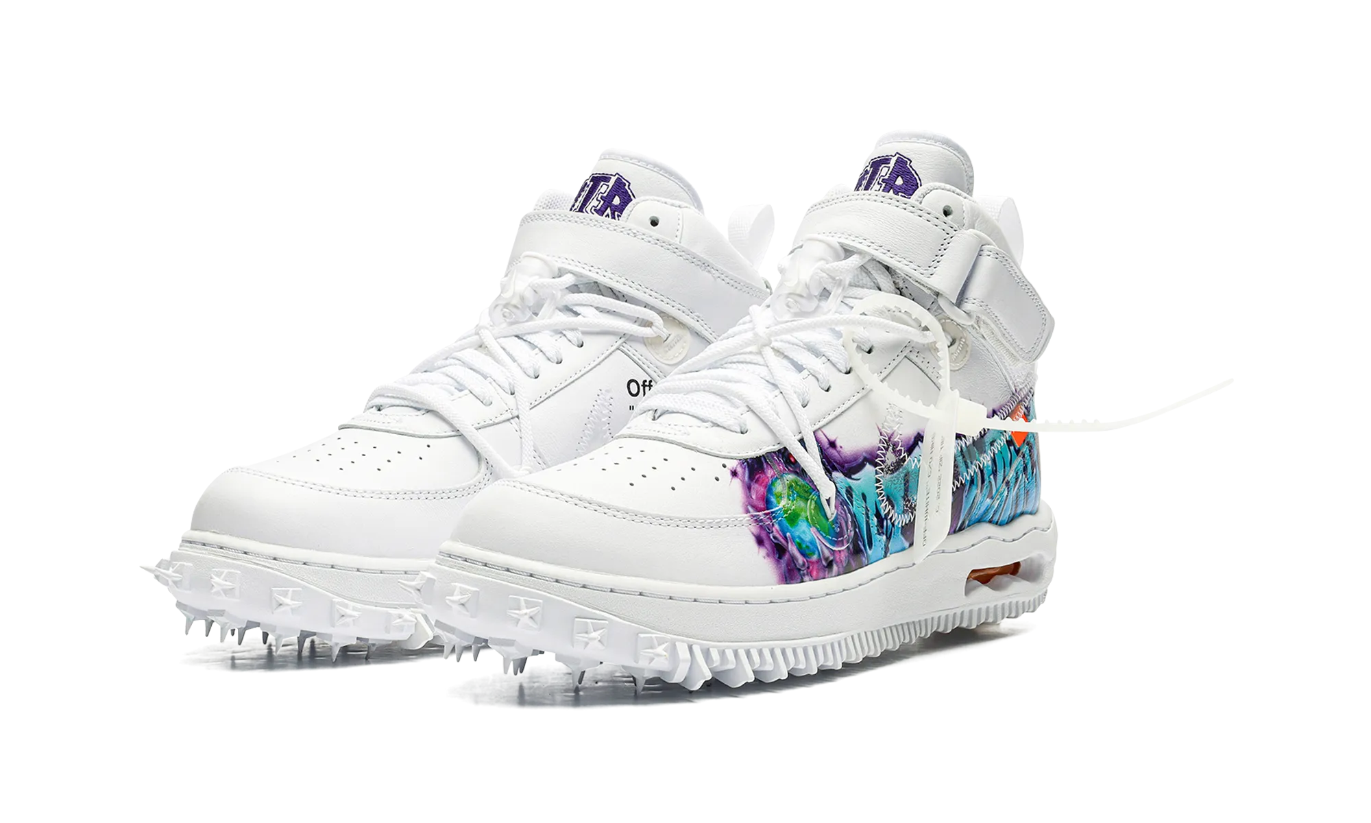 Foot Support Air Force 1 Mid "Off-White - Graffiti White"