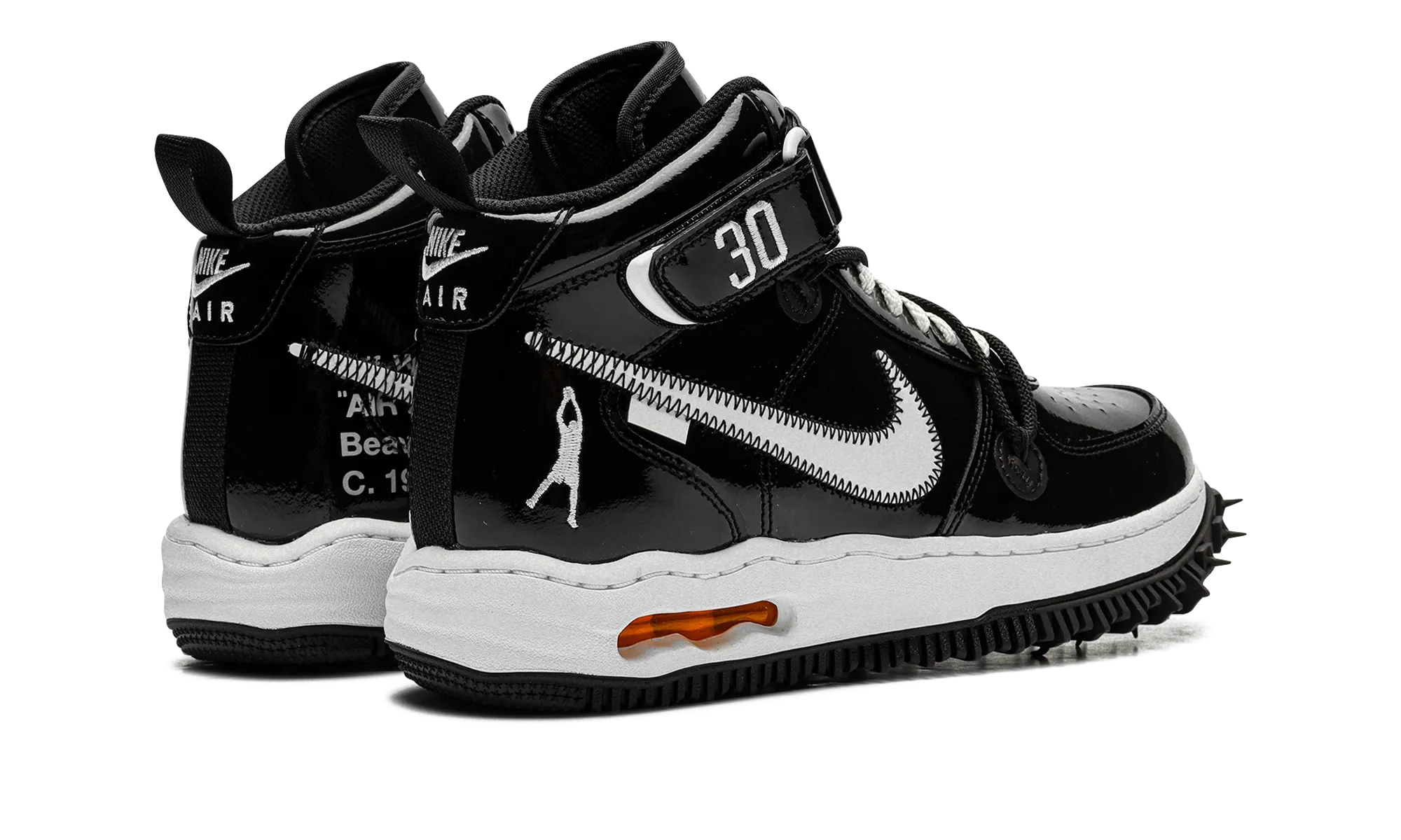 Classic Look Pro Ride Air Force 1 Mid "Off-White - Sheed"