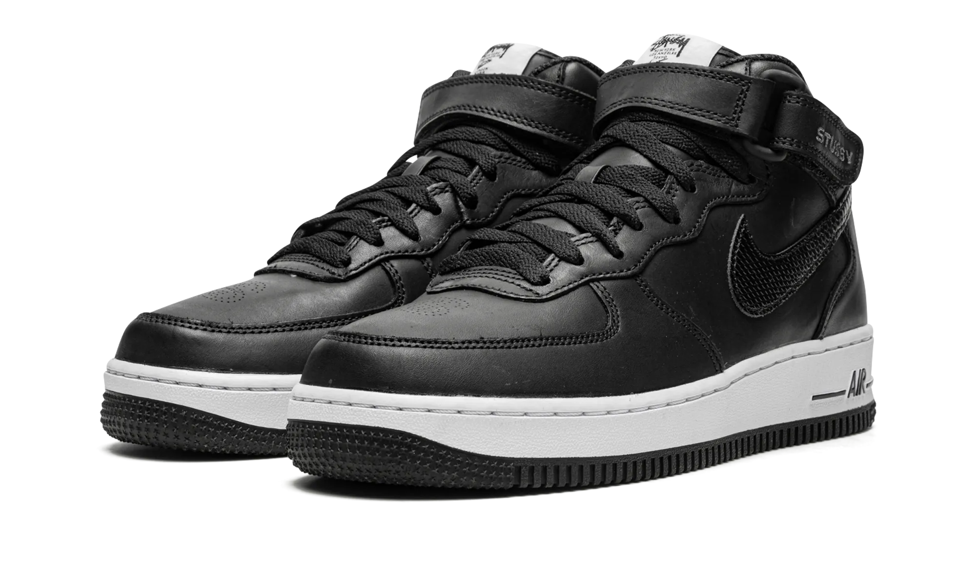Air Force 1 Mid "Stussy - Black" soft fit Grip Design