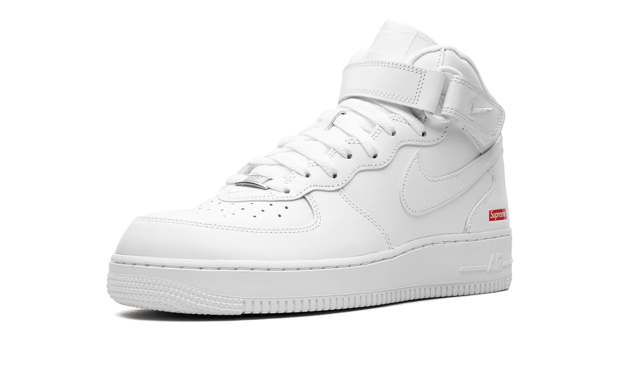 Training Step Round Toe Air Force 1 Mid "Supreme - Mini Box Logo White"