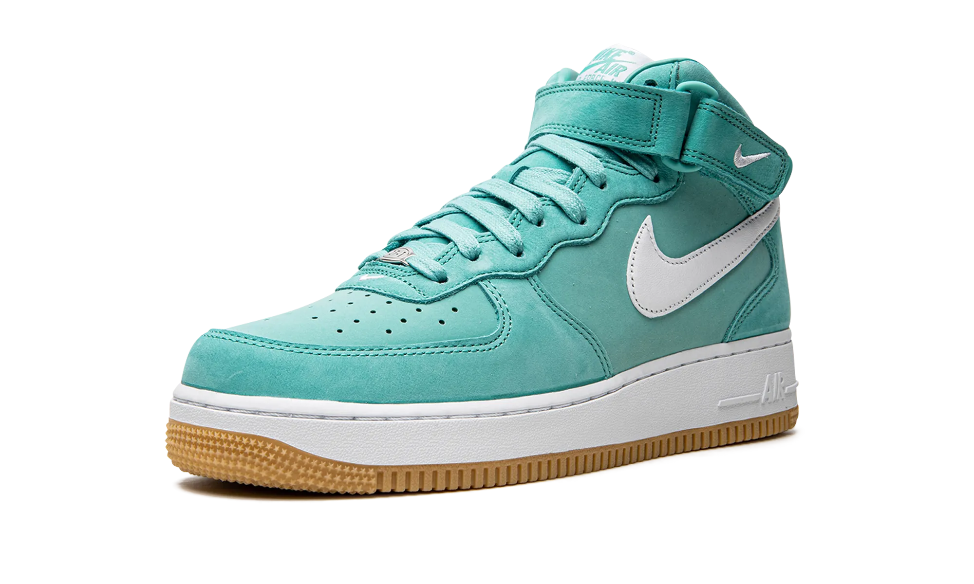 Air Force 1 Mid "Washed Teal" Gum Sole