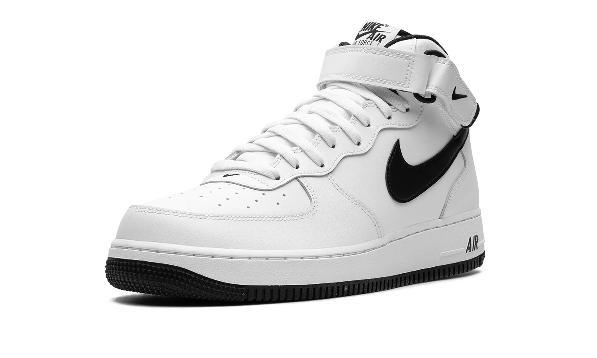 Fold   Flat Active Flex Air Force 1 Mid "White/Black"