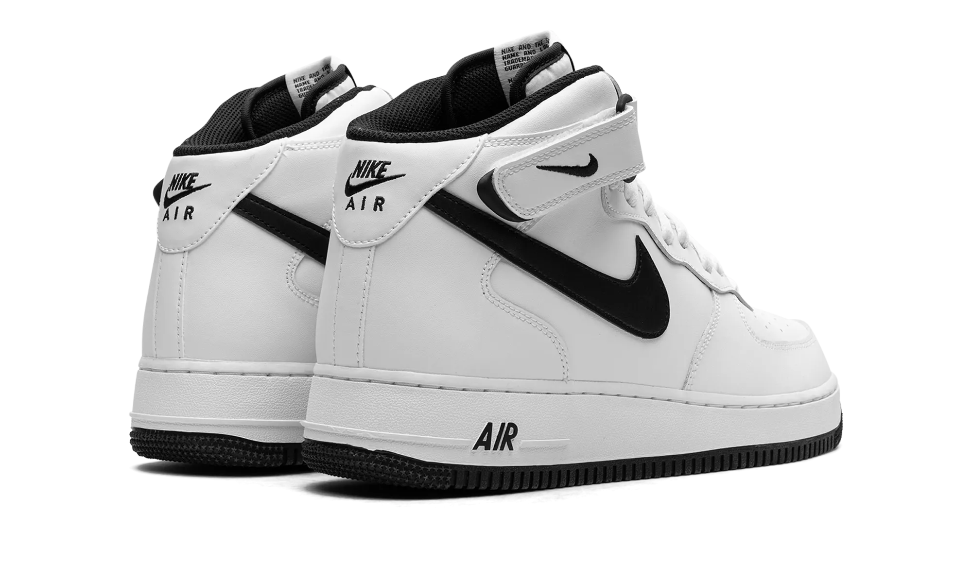 Free Ride Fit Advanced Grip Air Force 1 Mid "White/Black"