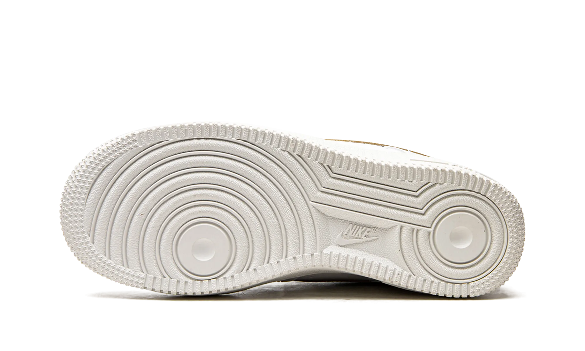 AIR FORCE 1 MNS WMNS "White / Gold / Silver" Ventilated Design Dynamic Comfort Fit