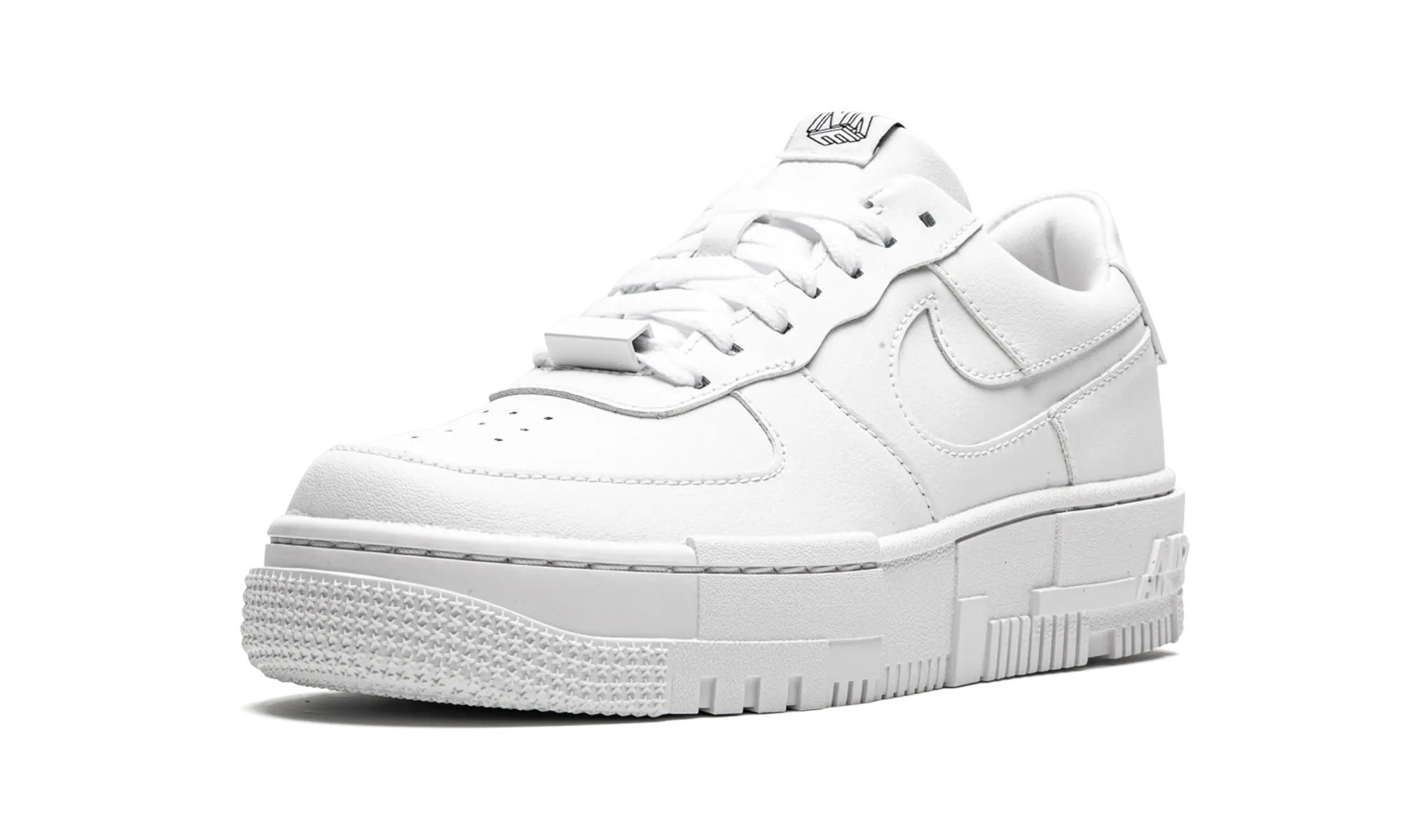 AIR FORCE 1 PIXEL MNS WMNS "Triple White" Breathable Style