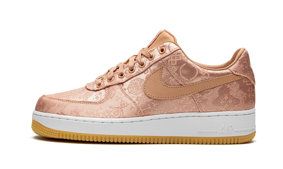 Air Force 1 PRM "CLOT - Rose Gold Silk" Sleek Profile