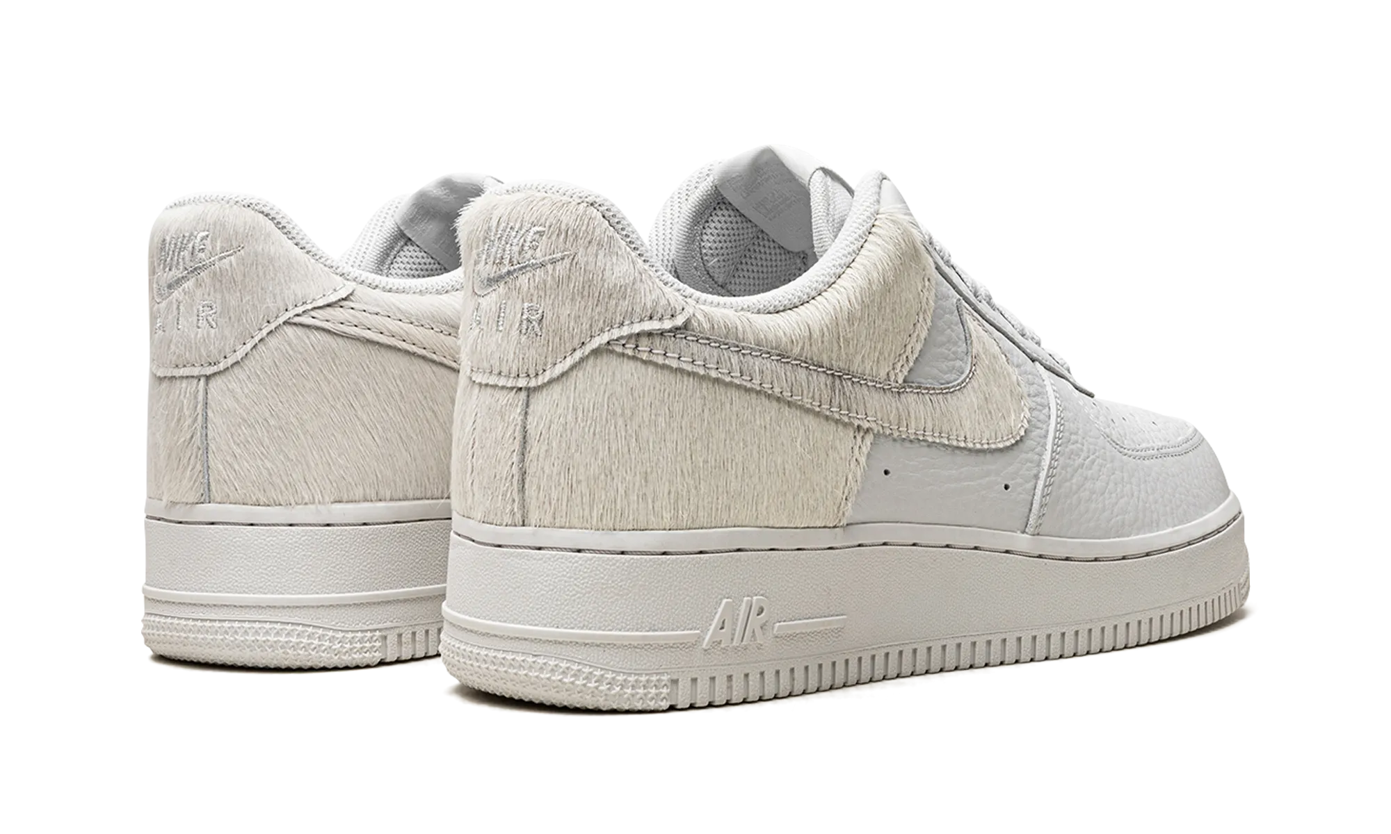 On The Move Balance Control AIr Force 1 "White Pony Hair Heel"