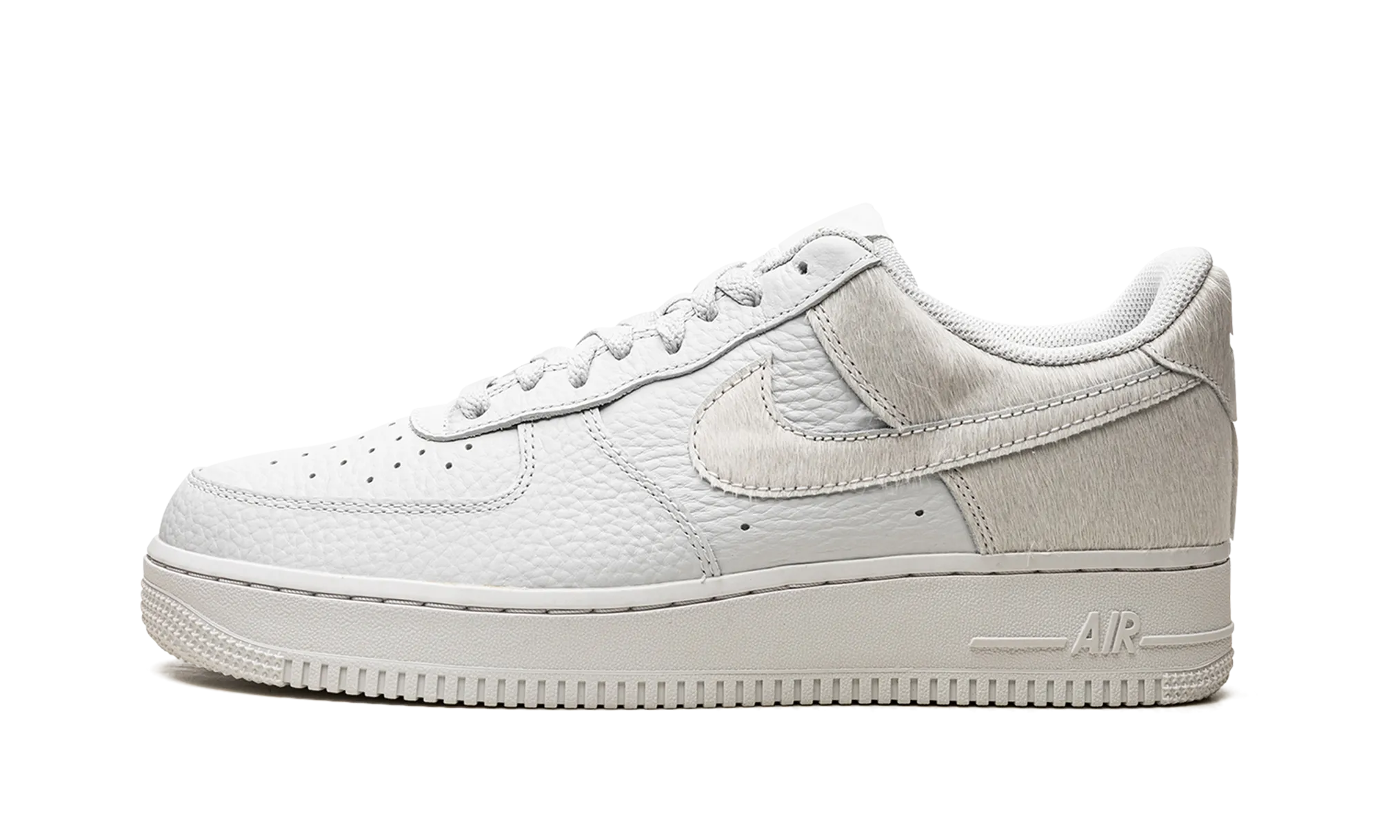 Lifestyle Fit Step Stability AIr Force 1 "White Pony Hair Heel"
