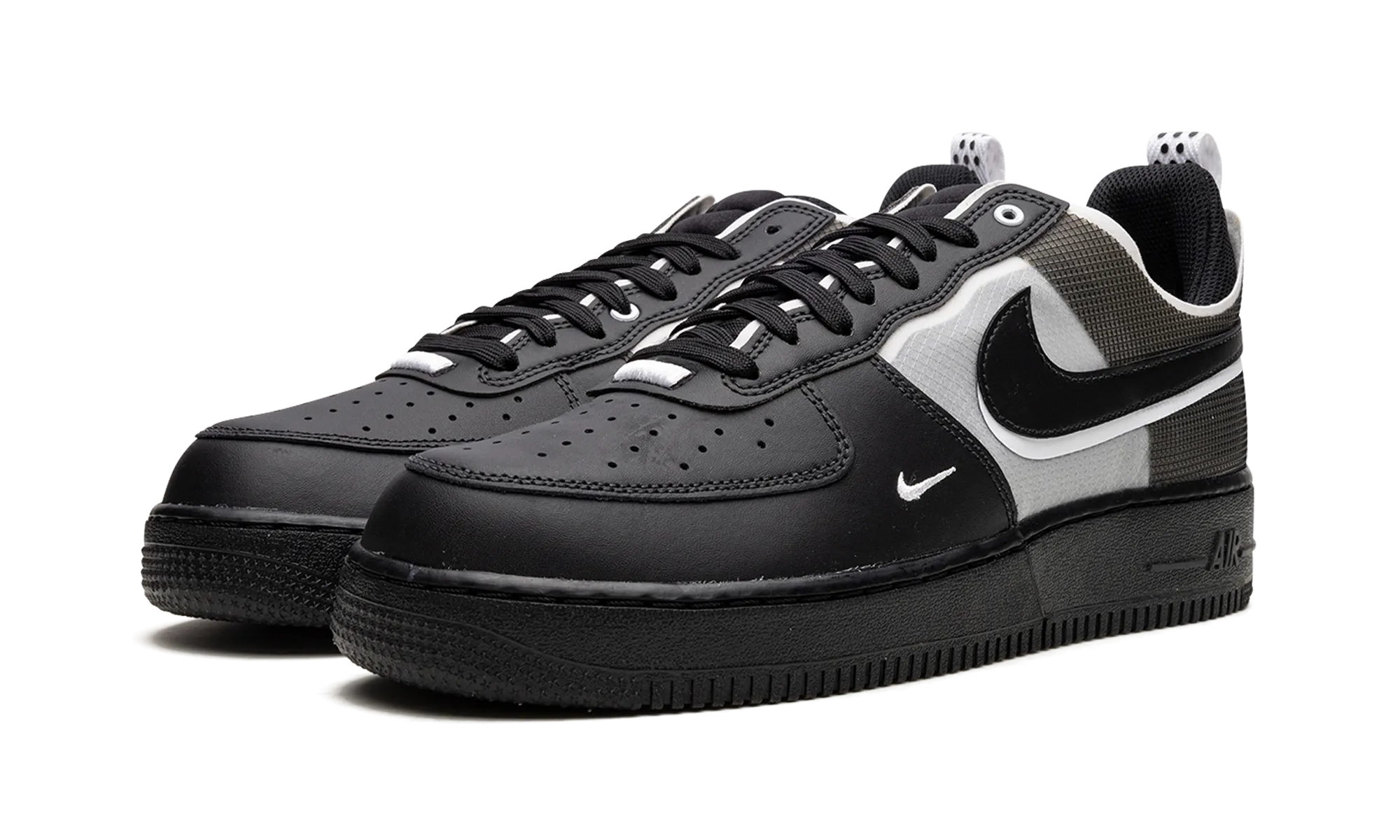 Ankle Form Air Force 1 React "Black / White"