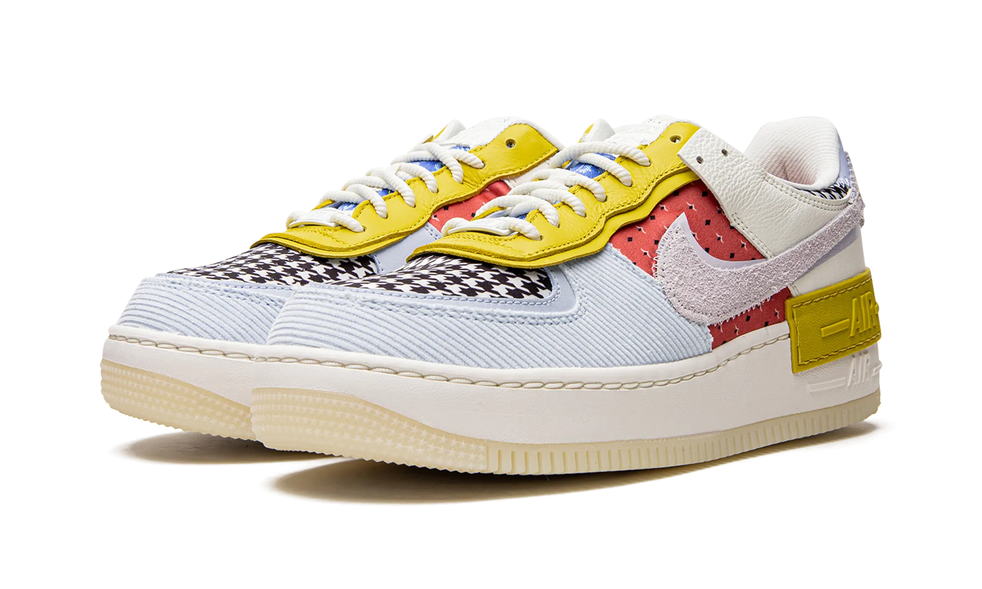AIR FORCE 1 SHADO MNS WMNS "Multi-Print" Relaxed Vibe Rugged Sole