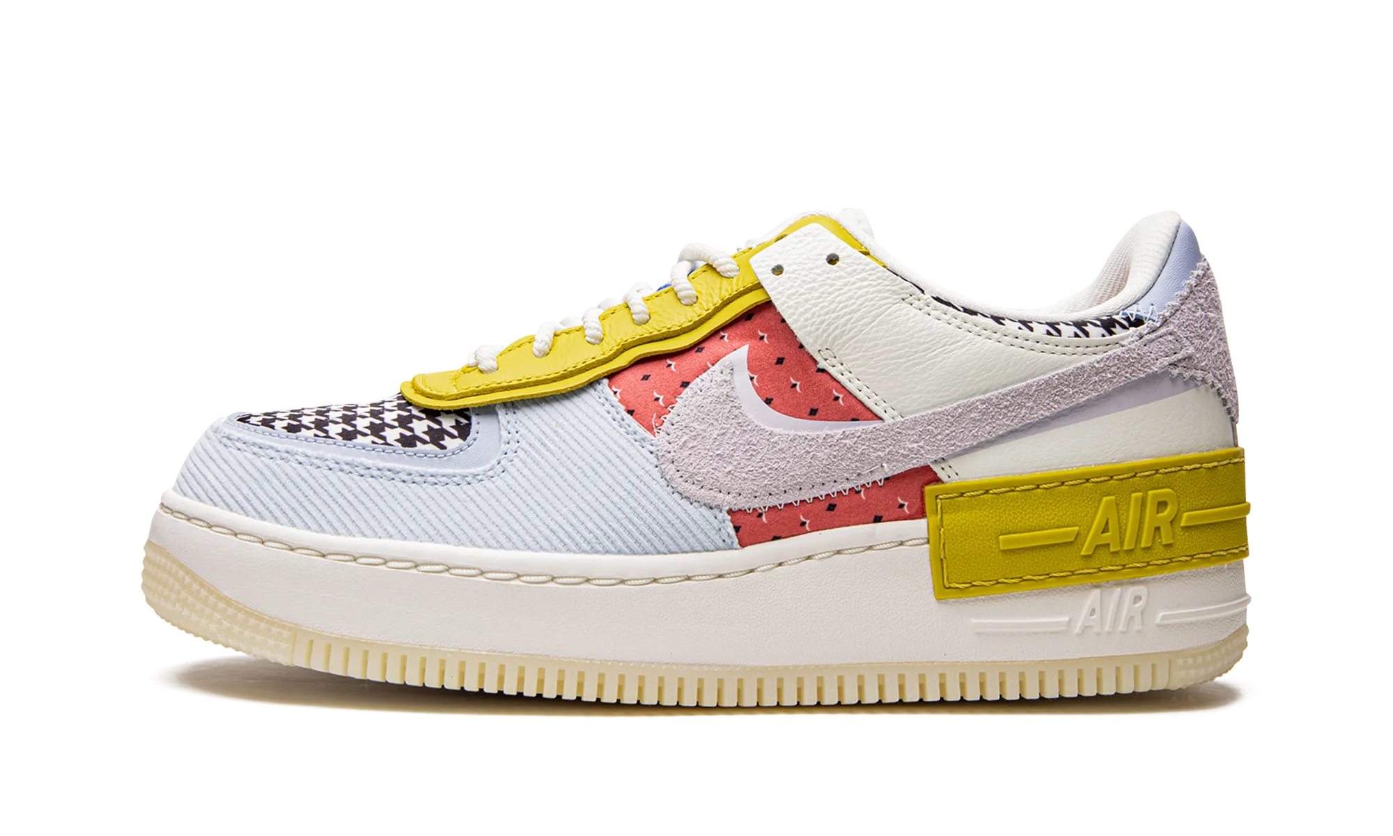 AIR FORCE 1 SHADO MNS WMNS "Multi-Print" Lightweight Design Urban Chic