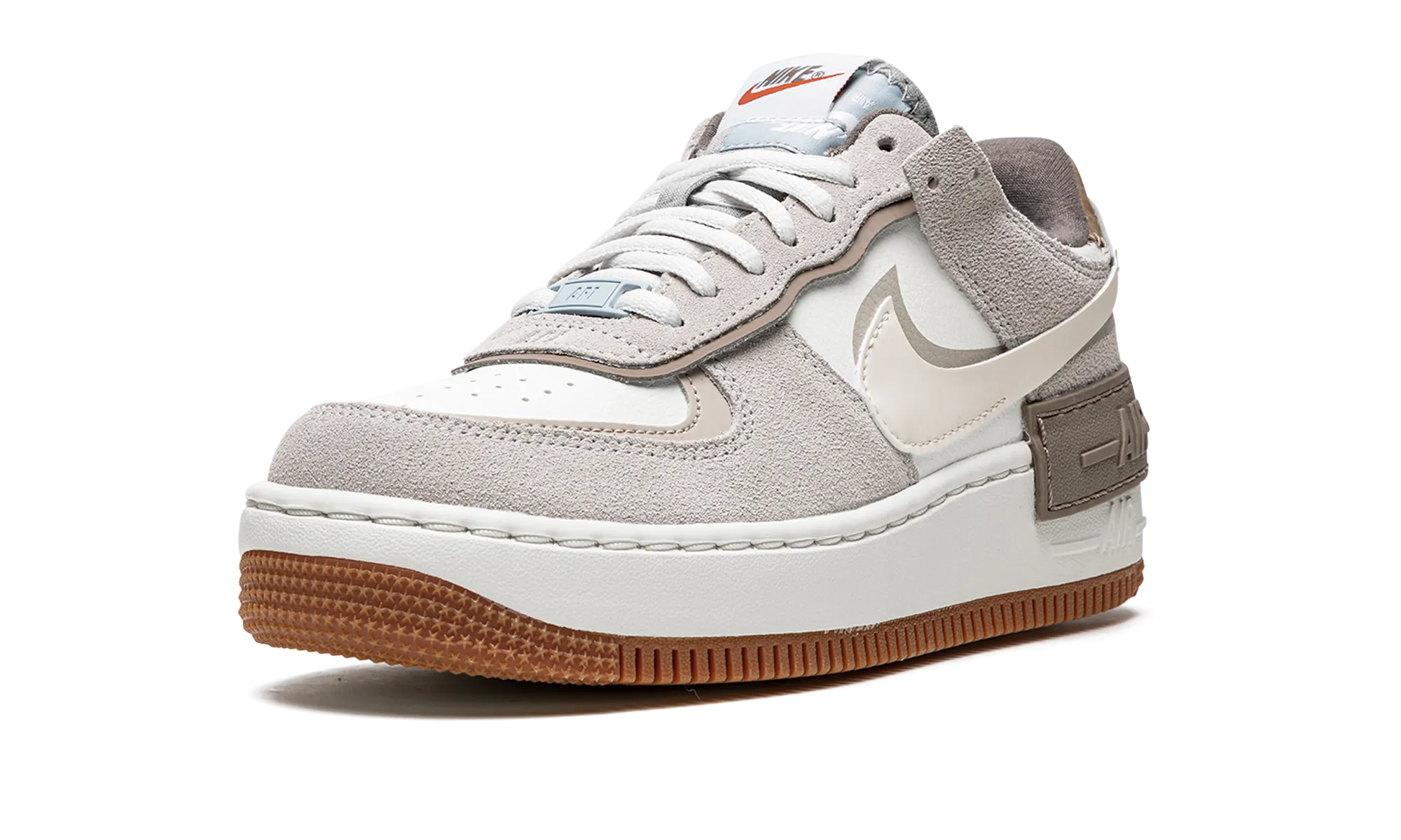 Trendy Padded Heel AIR FORCE 1 SHADO MNS WMNS "Sail / Pale Ivory"