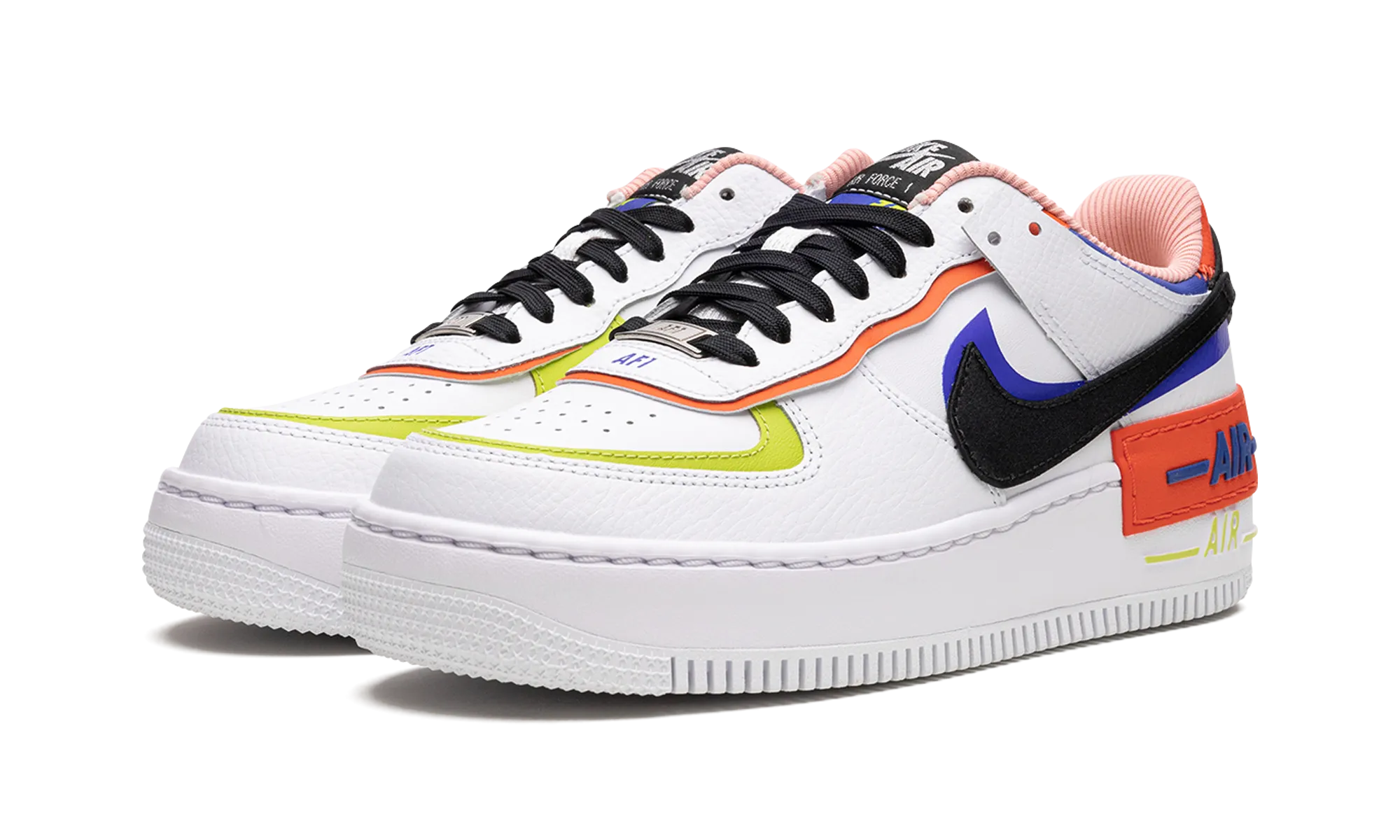 Layered Support Skater Power AIR FORCE 1 SHADO MNS WMNS "White Multi"