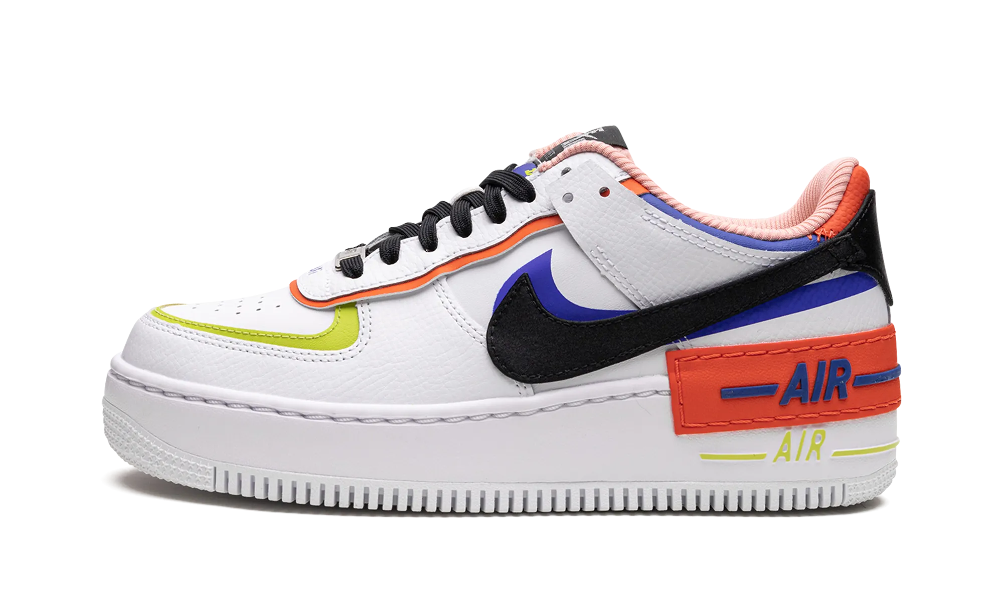 AIR FORCE 1 SHADO MNS WMNS "White Multi" Responsive sole