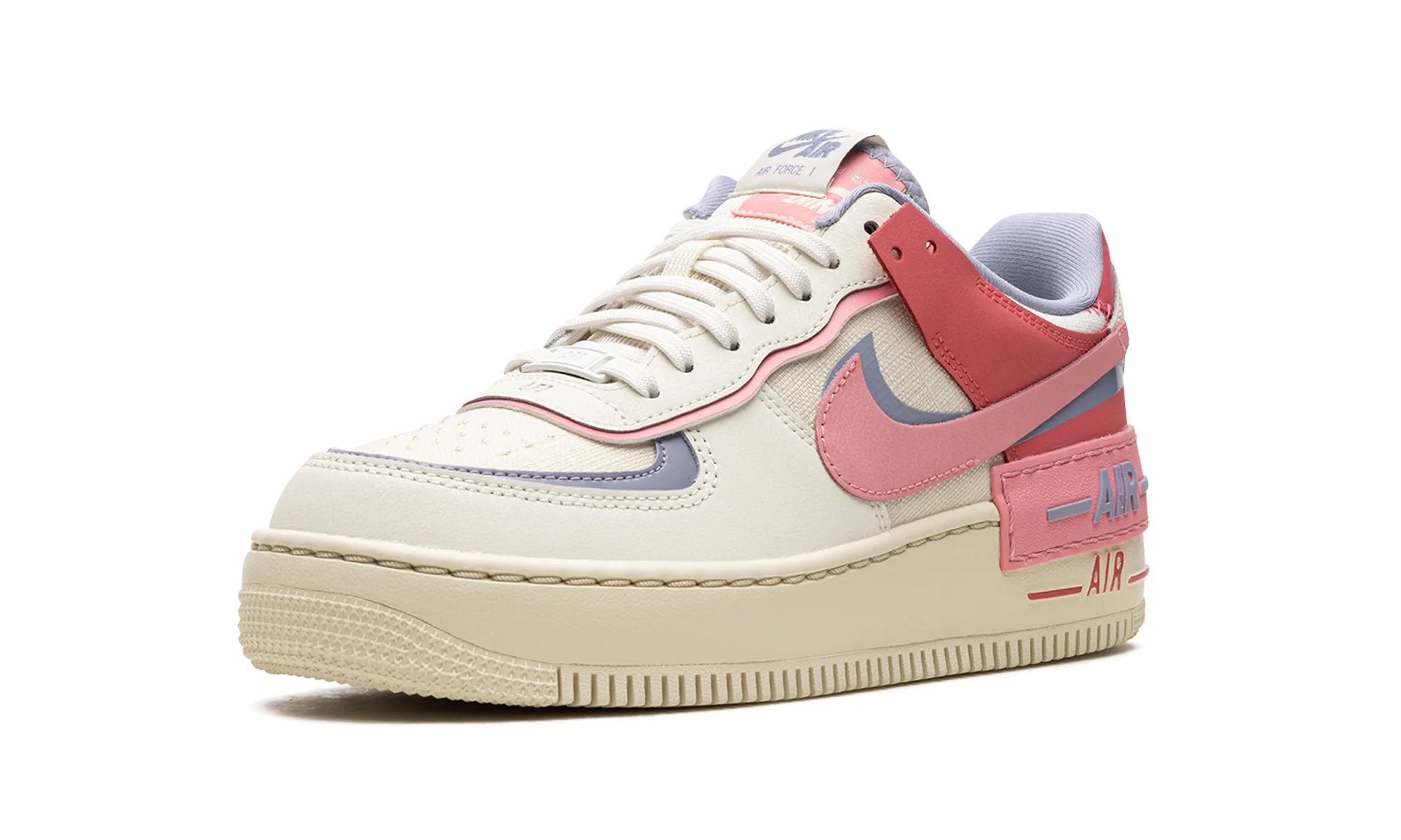 AIR FORCE 1 SHADO WMNS "Coconut Milk" Minimalist Design Flexible Walk