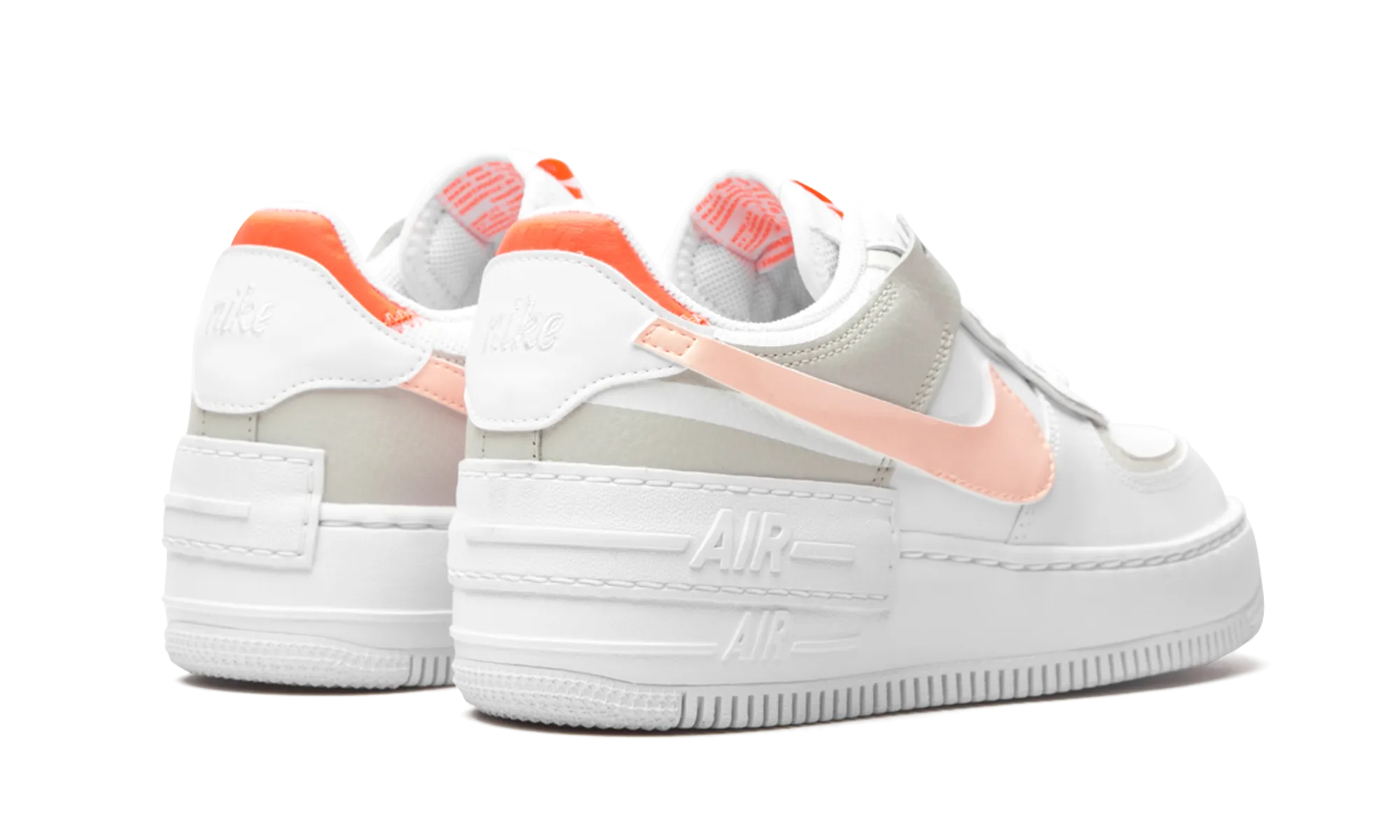 AIR FORCE 1 SHADO WMNS "Crimson Tint" Flexible Step Lightweight Ride