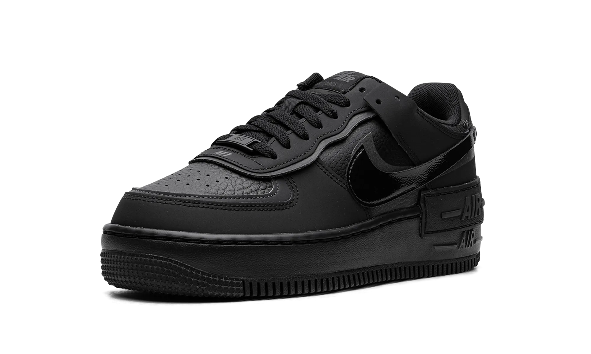 AIR FORCE 1 SHADO WMNS "Triple Black" Lace Stability