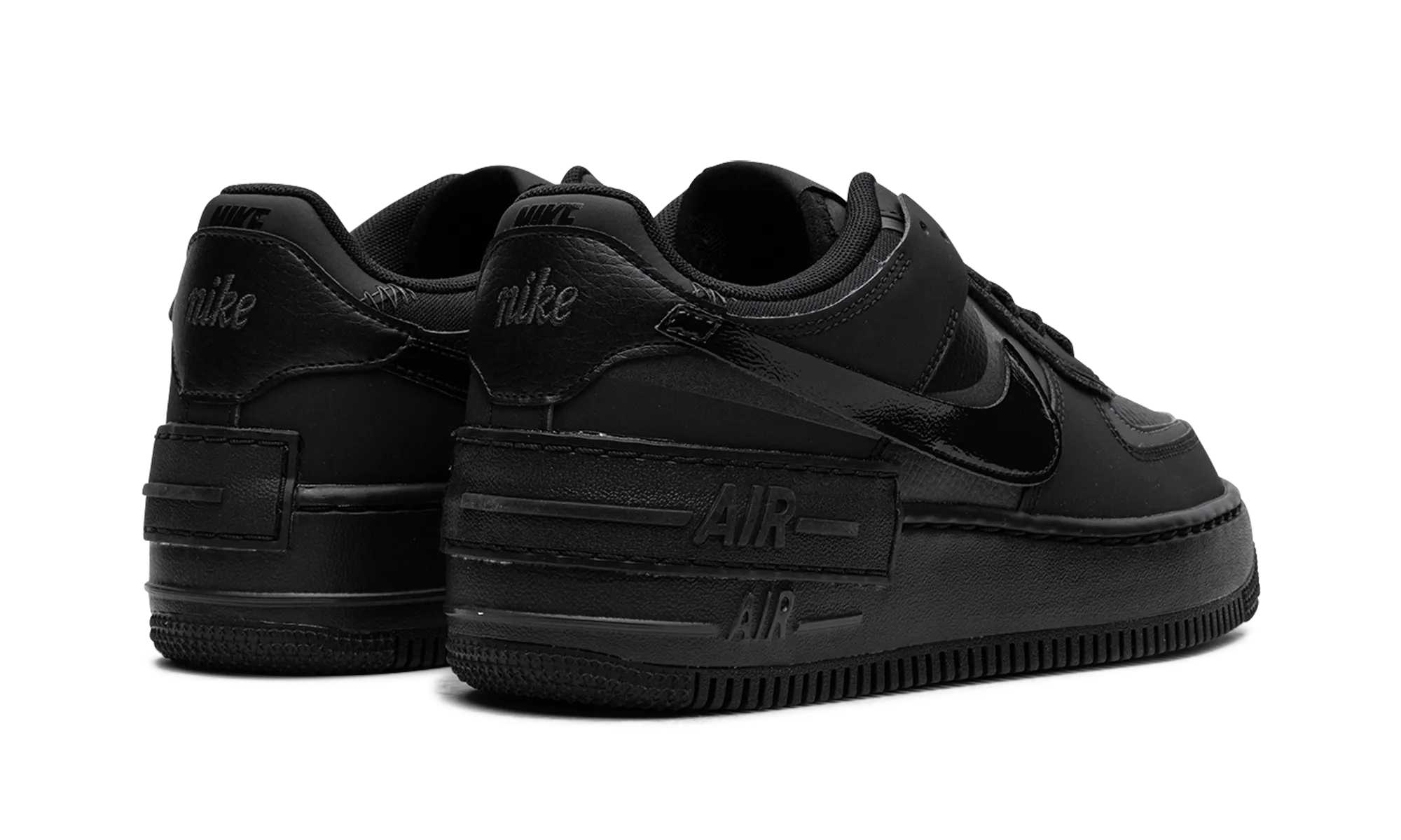 AIR FORCE 1 SHADO WMNS "Triple Black" Free Action All Terrain Comfort