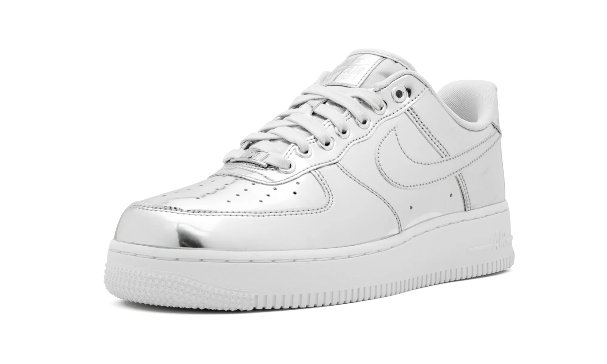 Comfort Cushioning System Ground Force AIR FORCE 1 SP WMNS "Metallic Chrome"