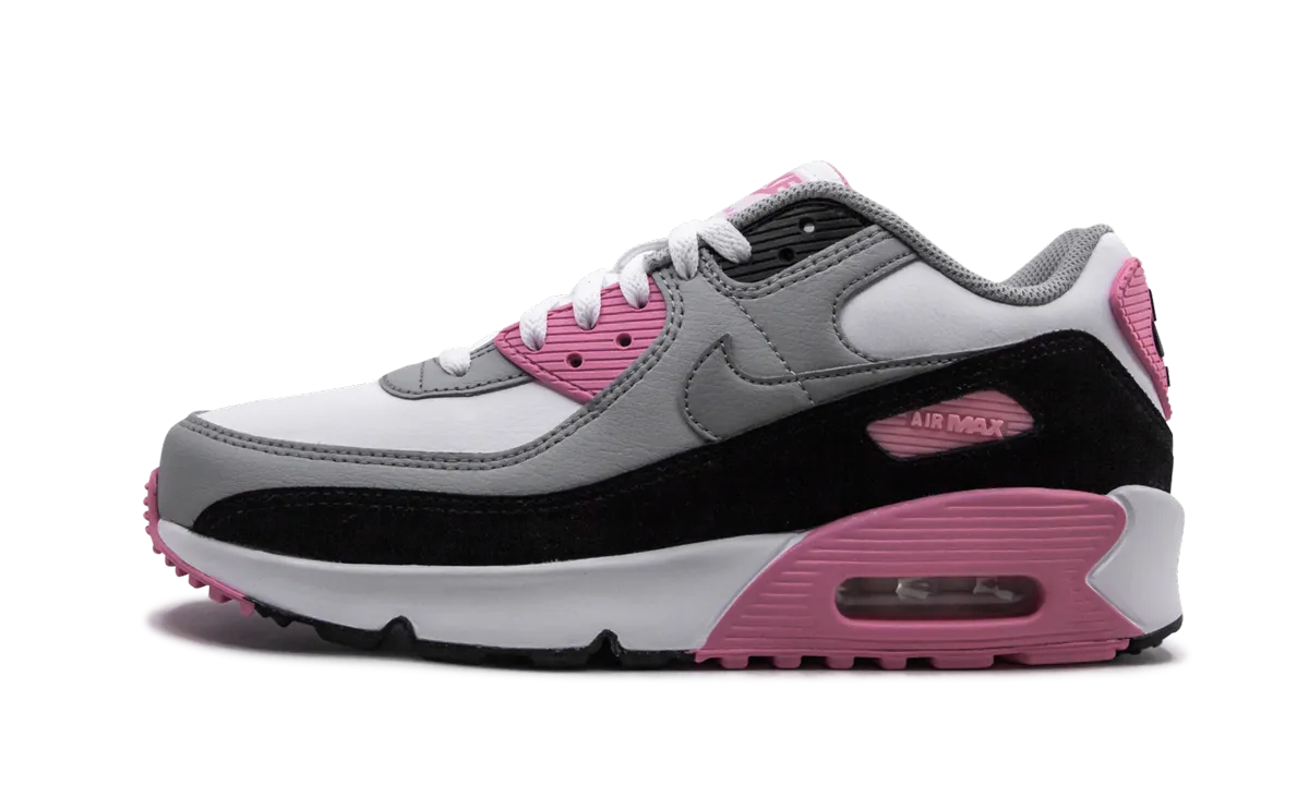 Air Max 90 LTR (GS) "Rose Pink" heel - strike shoes