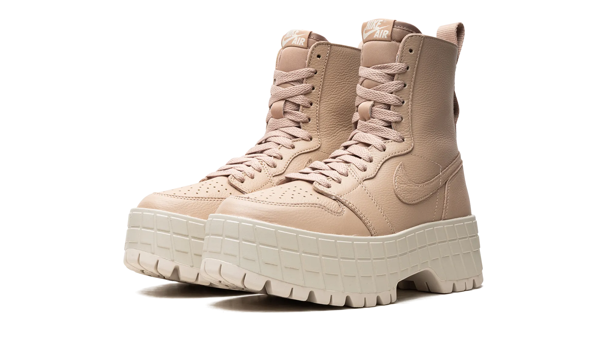 AIR JORDAN 1 BROOKLYN WMNS "Legend Md Brown/Lt Orewood Brn" Shock Padding Performance Daily