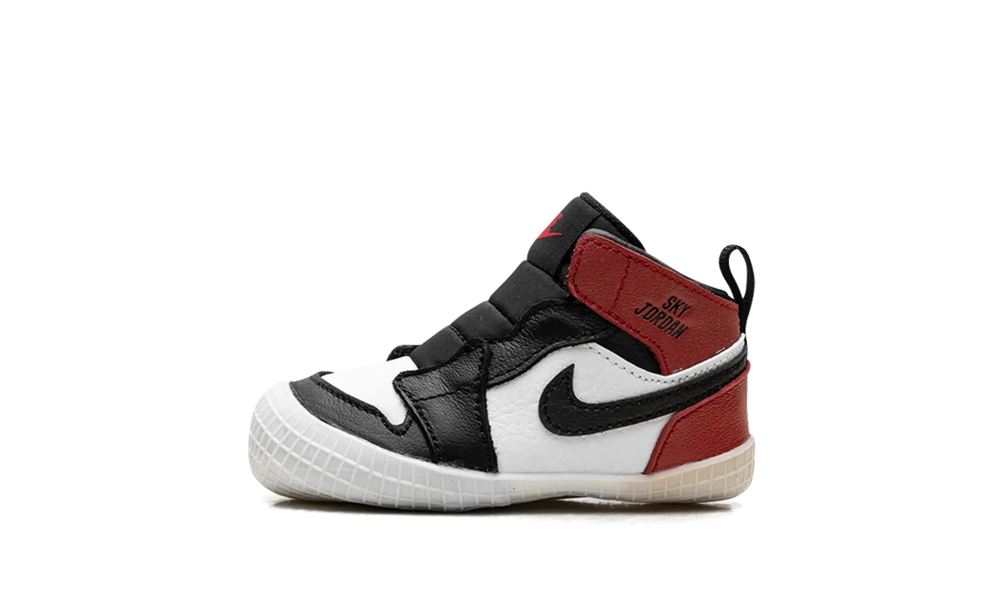 Air Jordan 1 Crib Bootie "Black Toe Reimagined" All terrain TPU Reinforcement