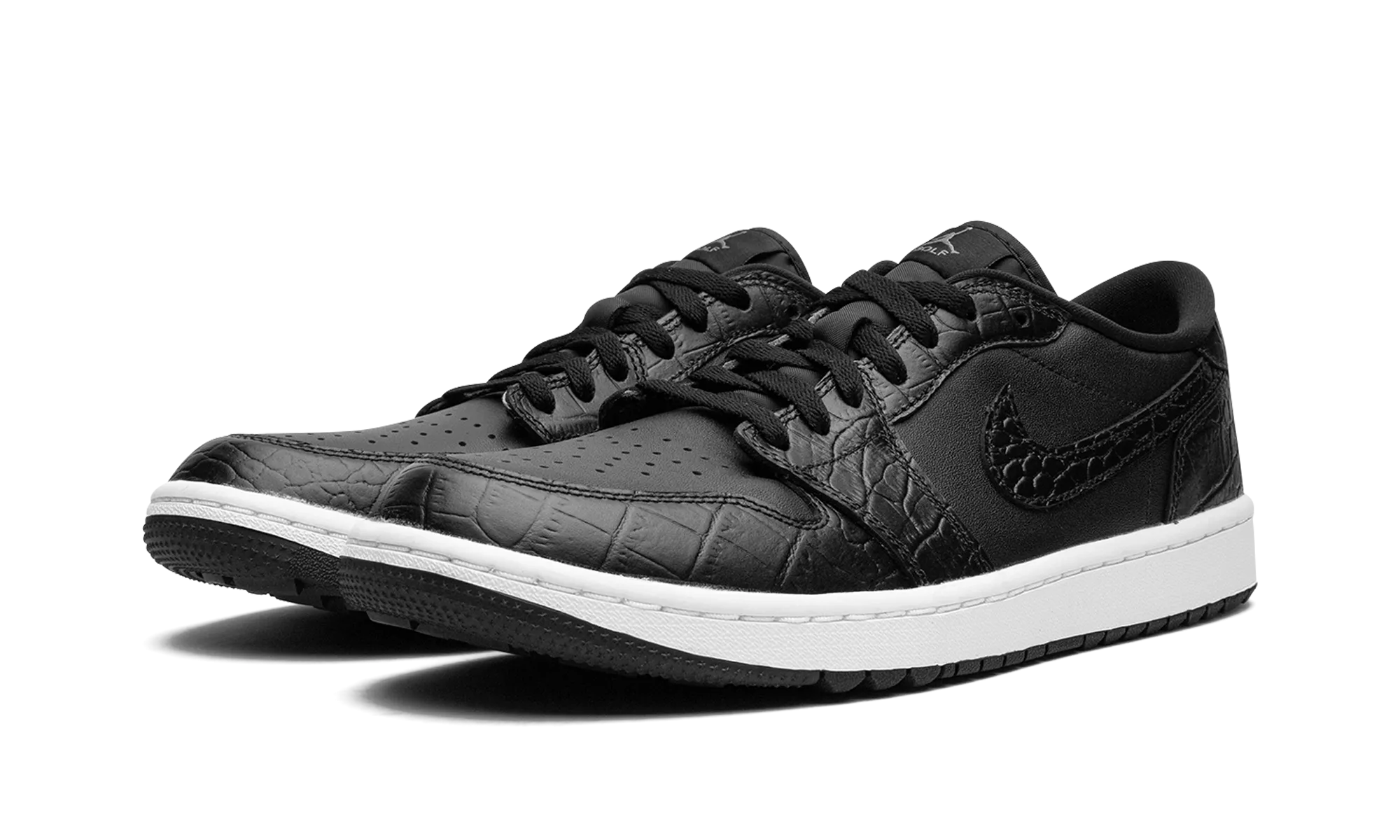 Air Jordan 1 Golf Low "Black Croc" Moisture control