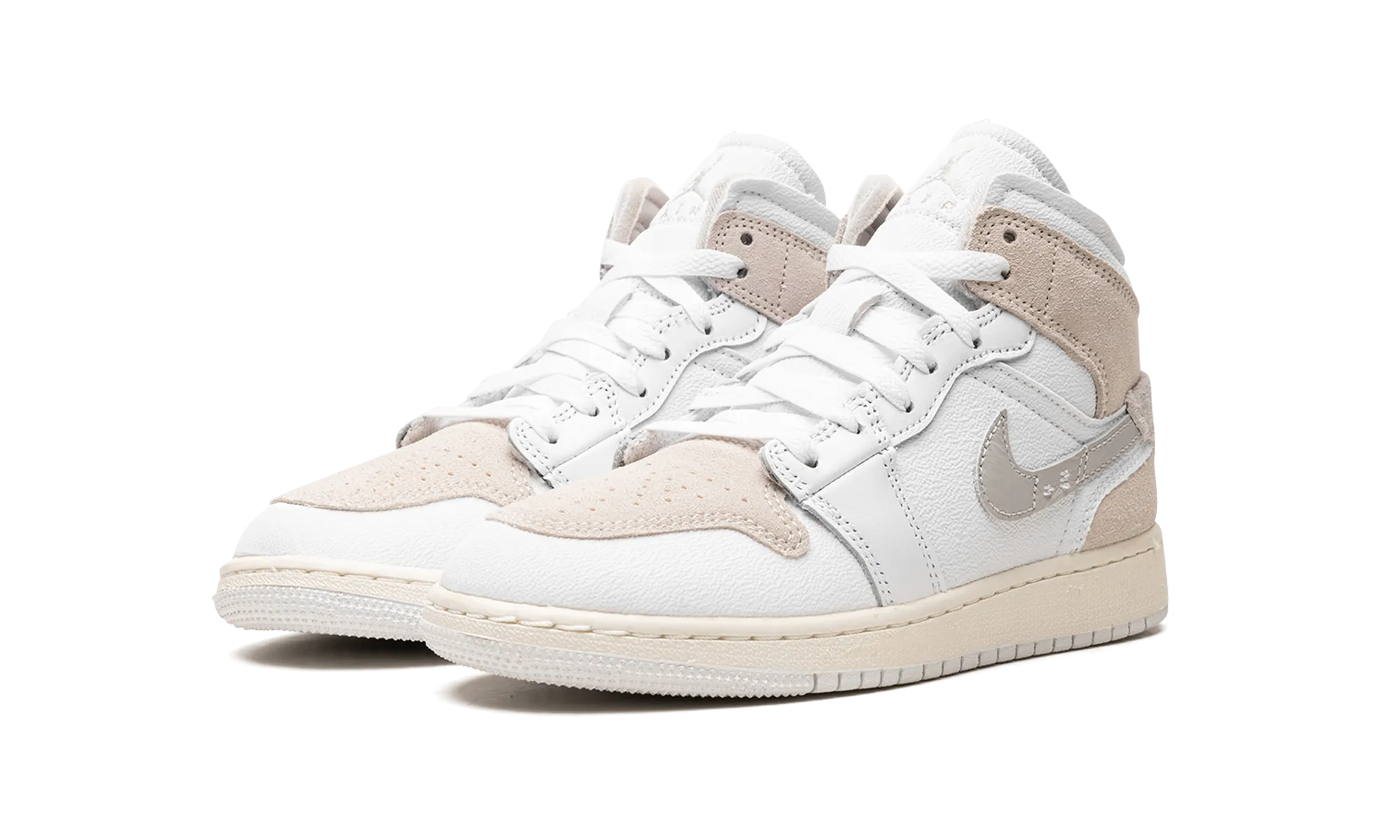 Air Jordan 1 GS "Inside Out White Sail" Resilient Grip Energy Return Midsole