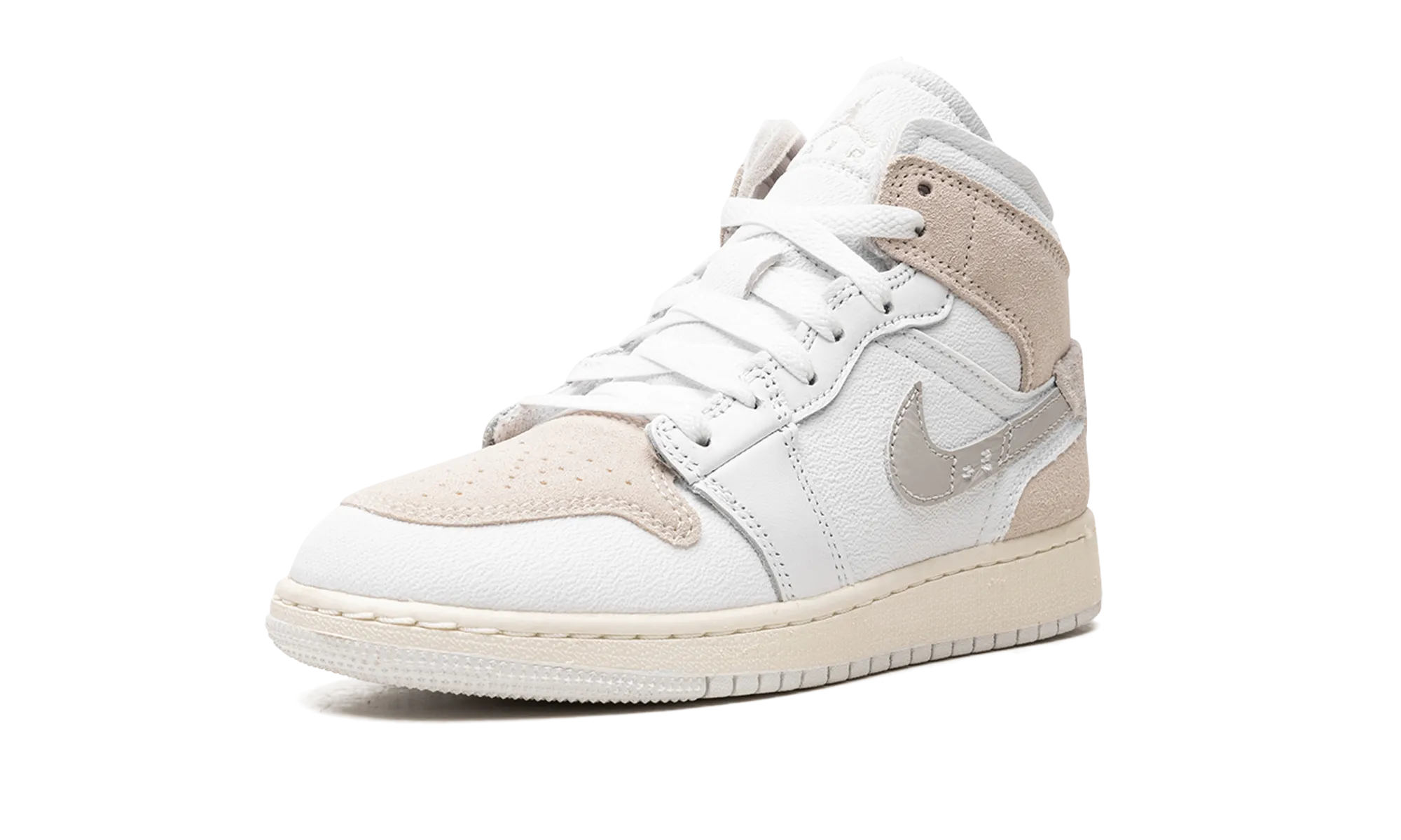Quick Slip Air Jordan 1 GS "Inside Out White Sail"