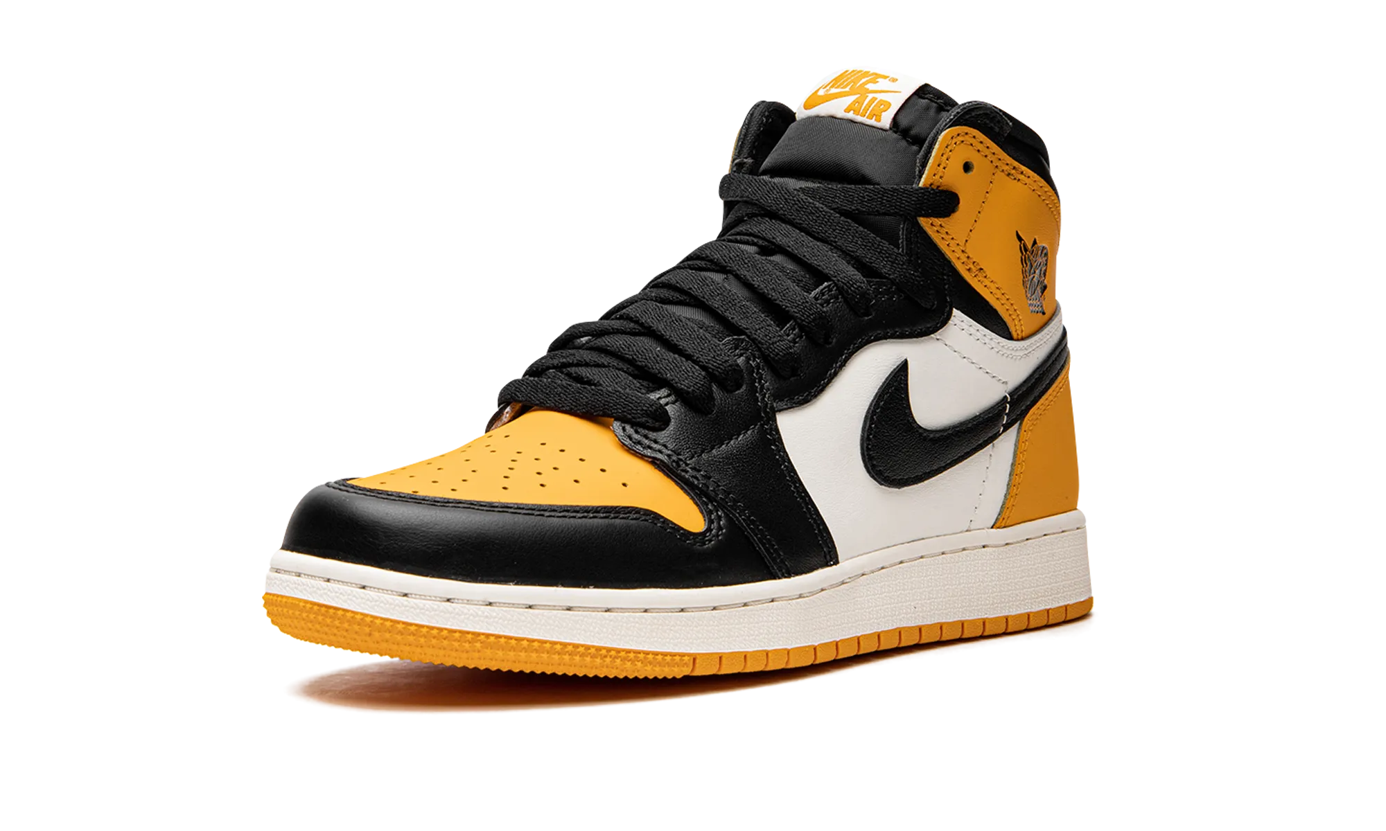 Sustainable Production Methods hook and loop closure Air Jordan 1 GS "Yellow Toe"