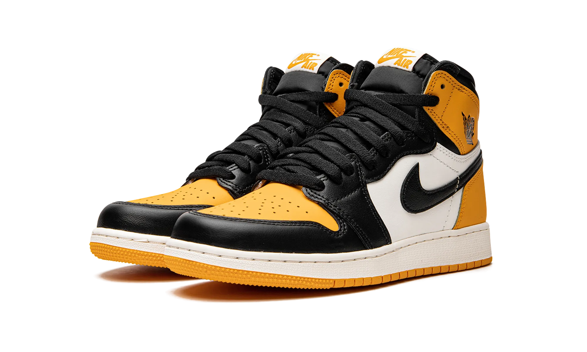 Air Jordan 1 GS "Yellow Toe" Street Power Glam traction