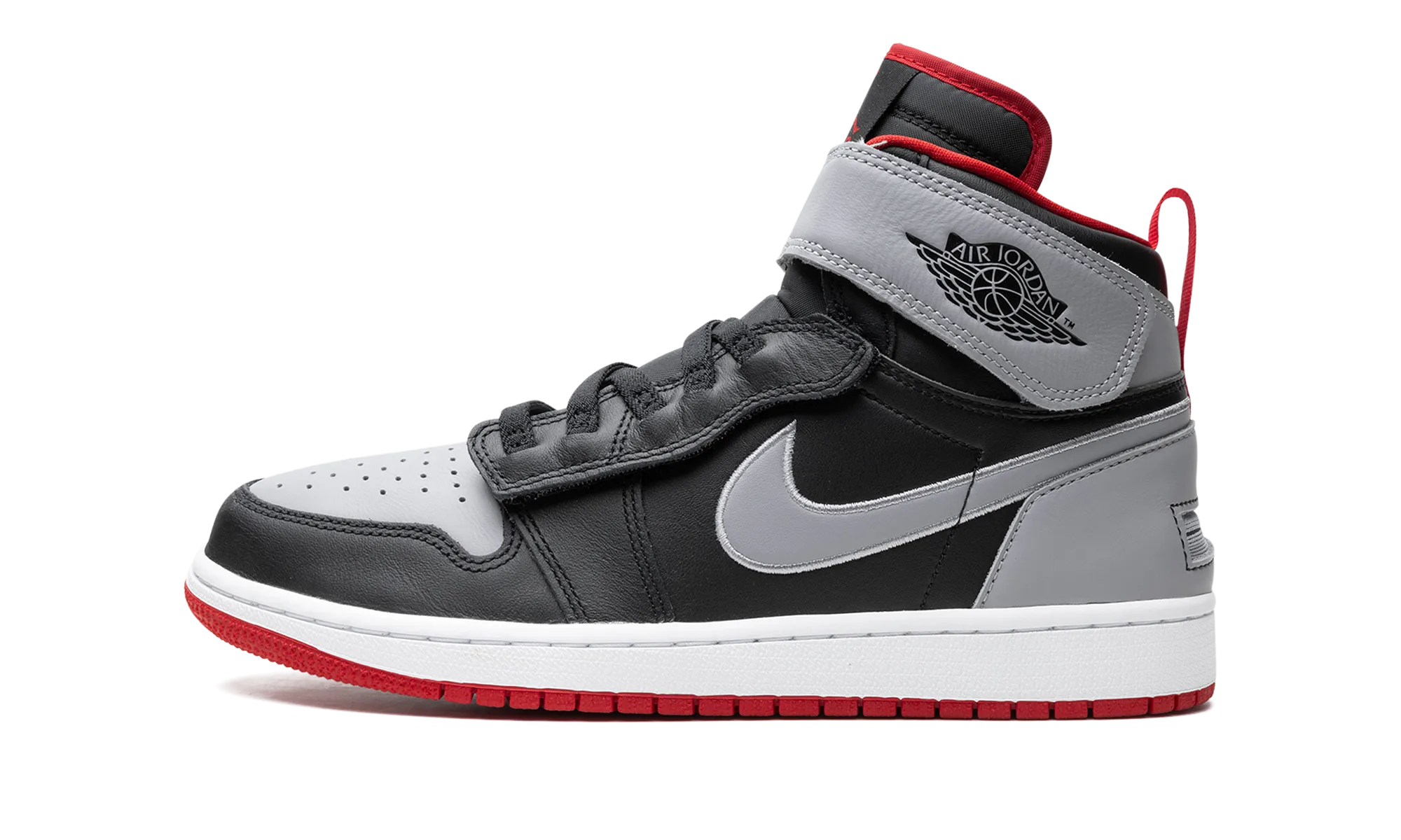 Air Jordan 1 HIGH FLYEASE "BLACK CEMENT" Shock Absorbing Heel