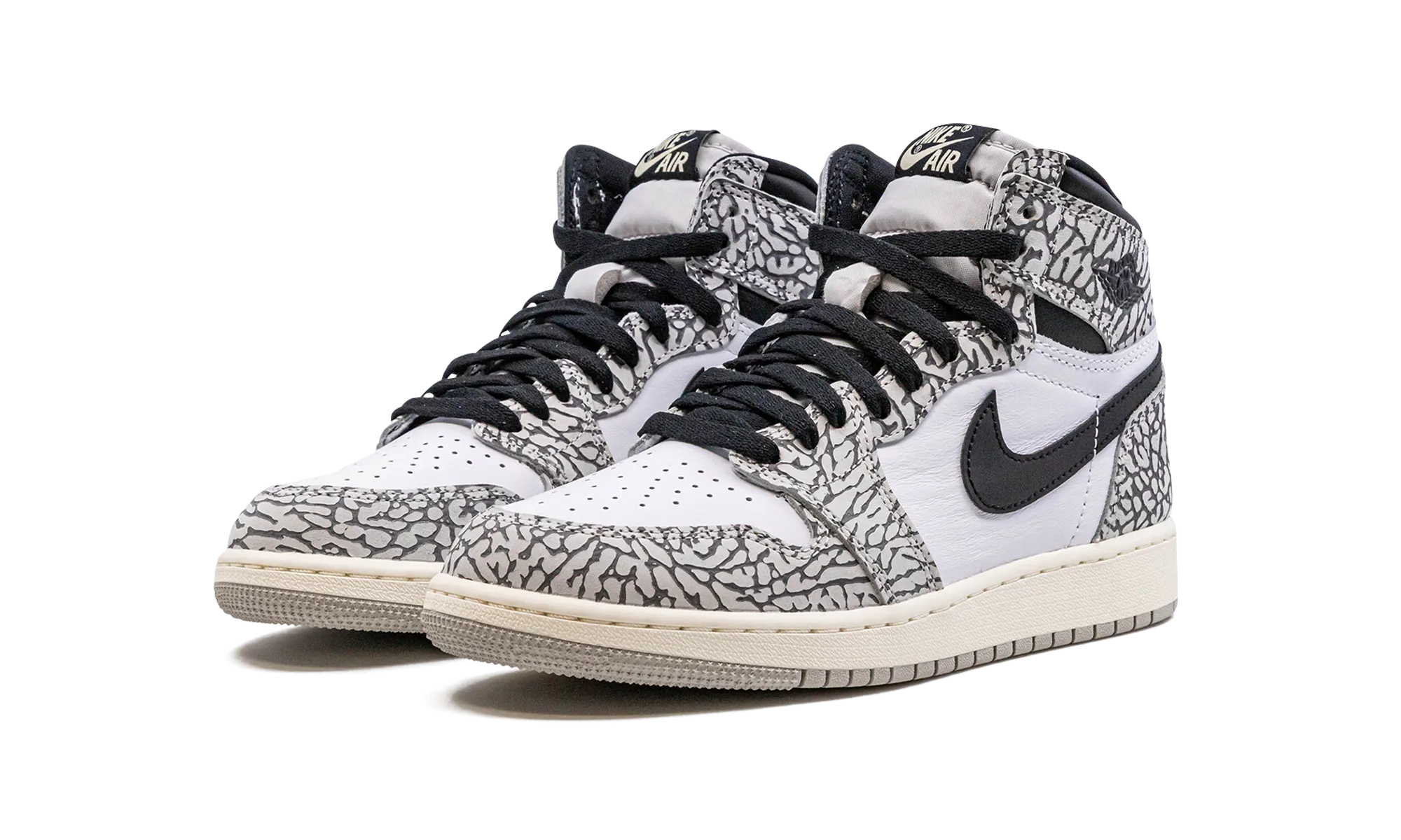 Air Jordan 1 High OG GS "Elephant Print" Lace   Up Adaptive Edge