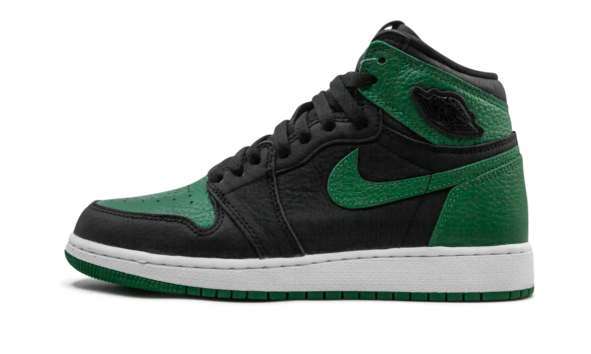 Air Jordan 1 High Retro GS "Pine Green Black" Well Cushioned