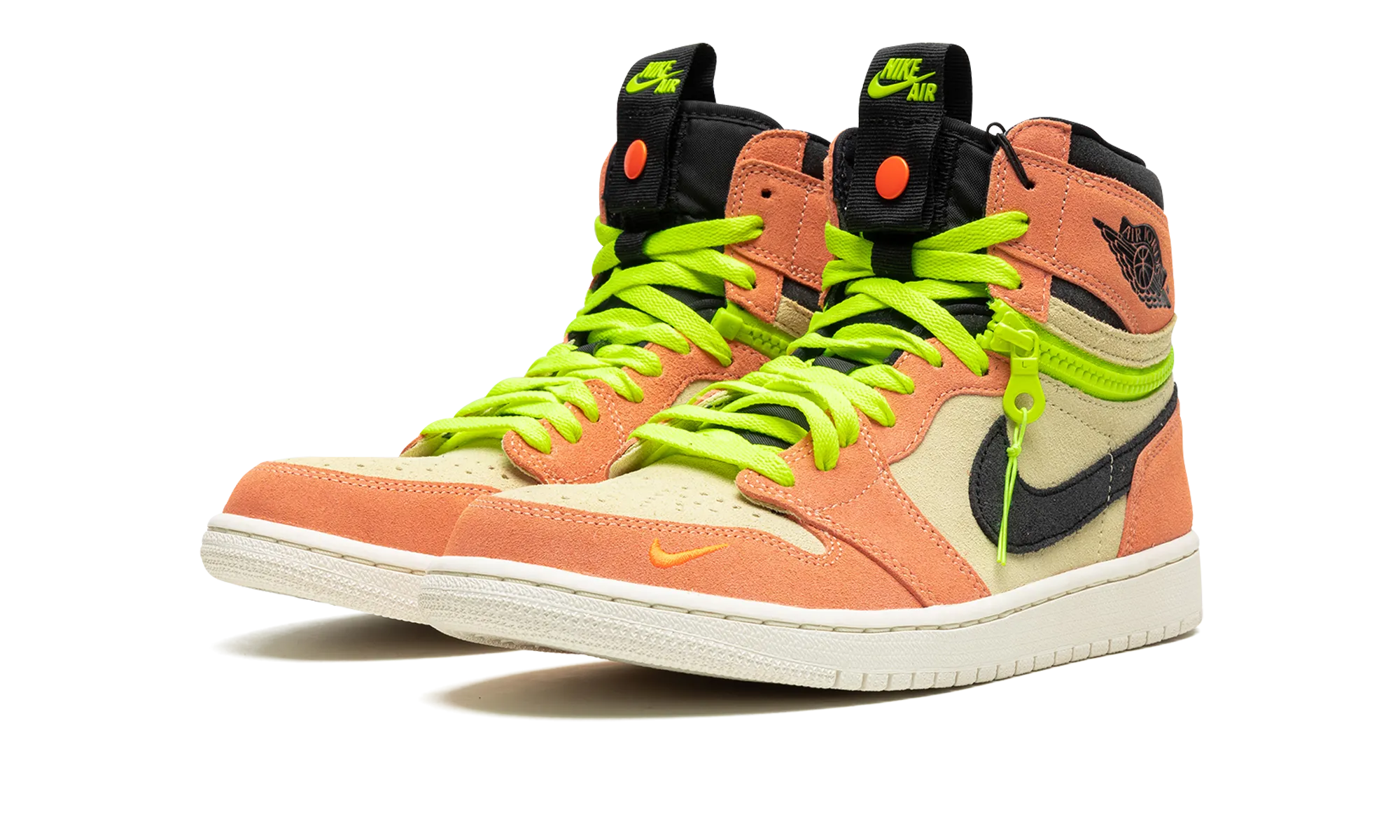 Air Jordan 1 High Switch "Peach" Comfort Wear Ultra Lightweight Design