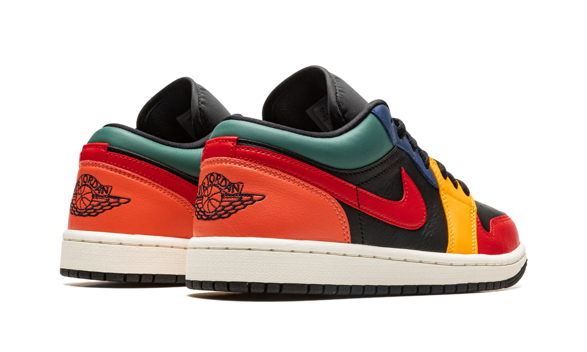 AIR JORDAN 1 LO SE WMNS "Black Multi-Color" Moisture Management Fabric Airflow Channel Tech