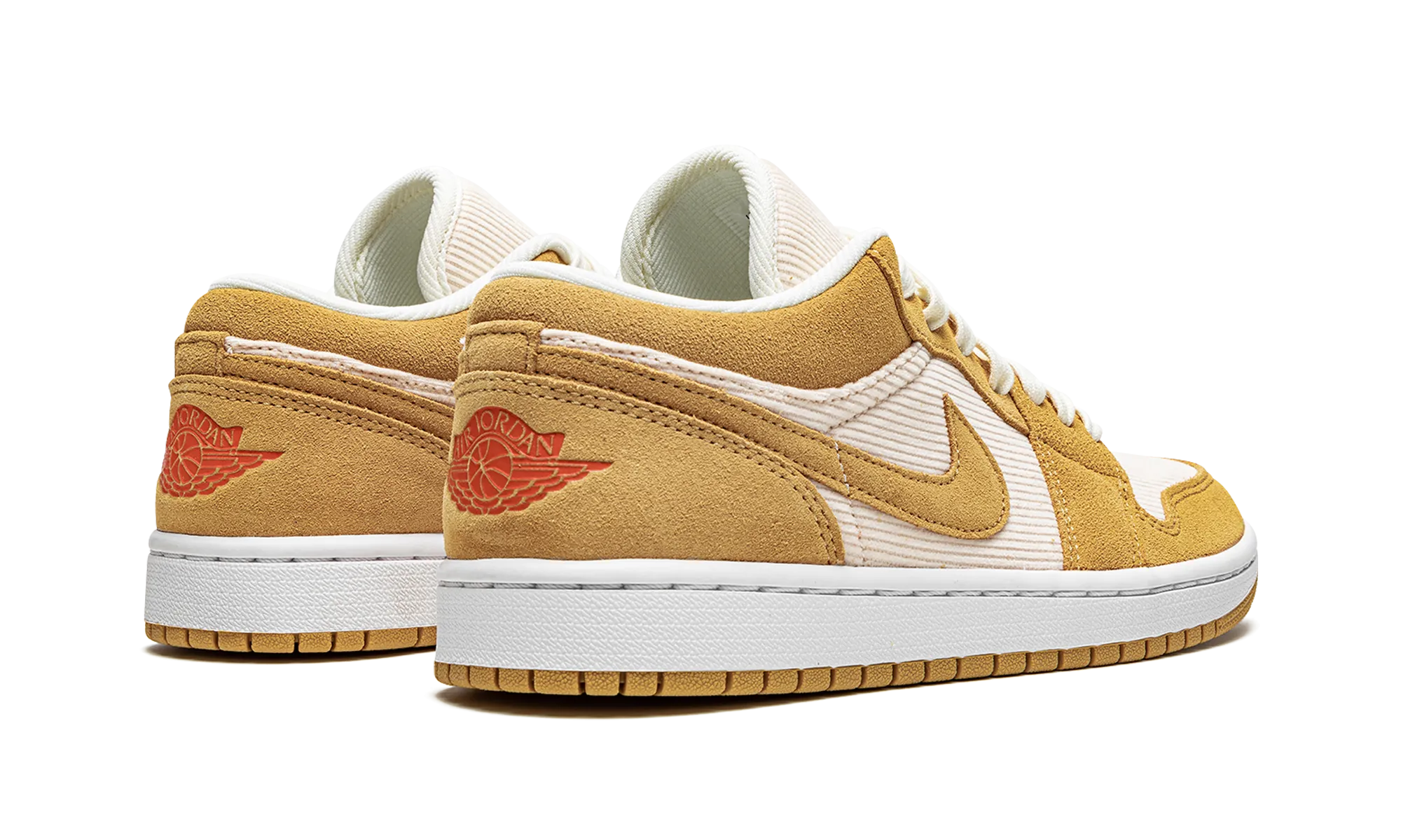 AIR JORDAN 1 LO SE WMNS "Corduroy & Suede" Breathable Ventilation