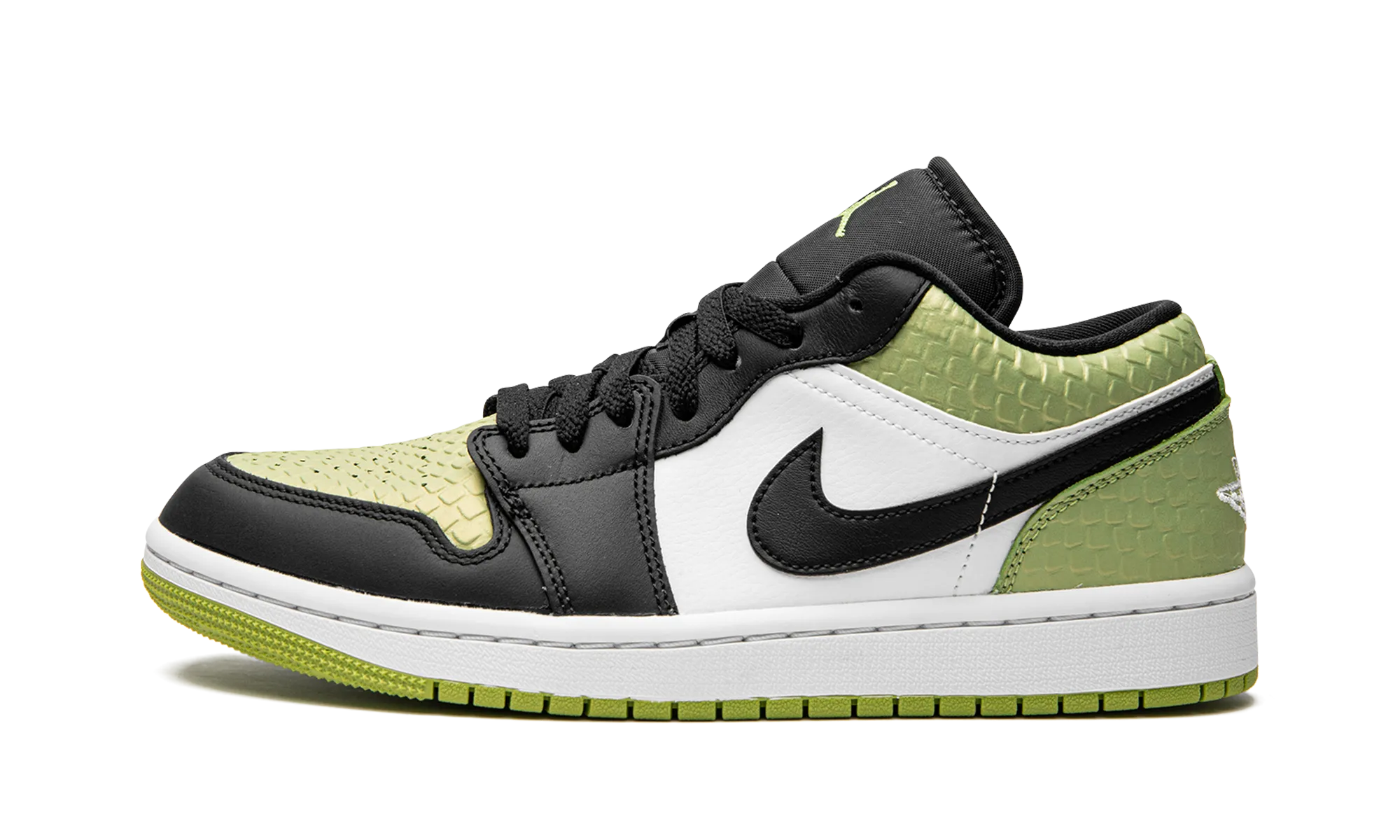 Freedom Walk AIR JORDAN 1 LO SE WMNS "Vivid Green Snakeskin"