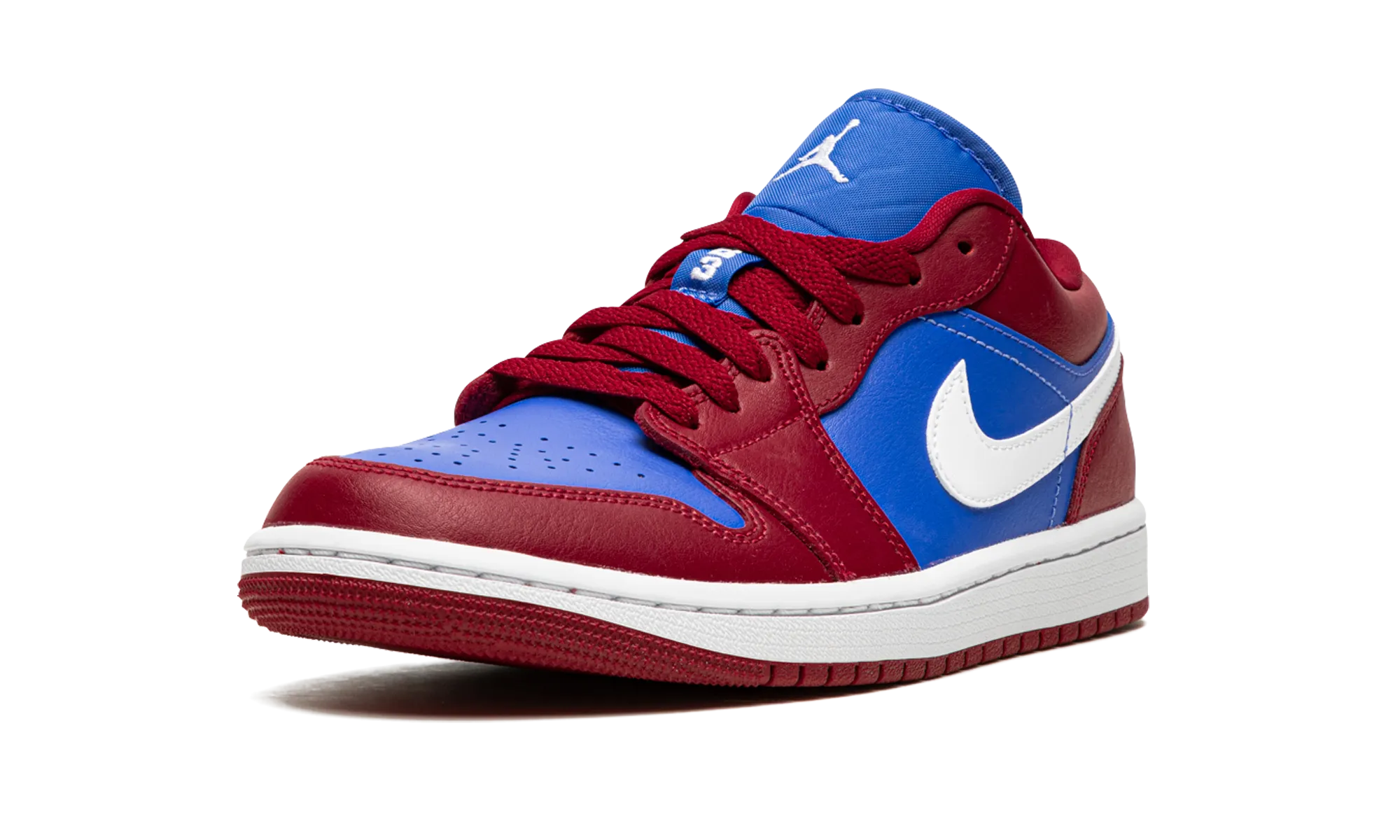 AIR JORDAN 1 LO WMNS "Pomegranate / Medium Blue" Fashion-forward materials Quick Feel