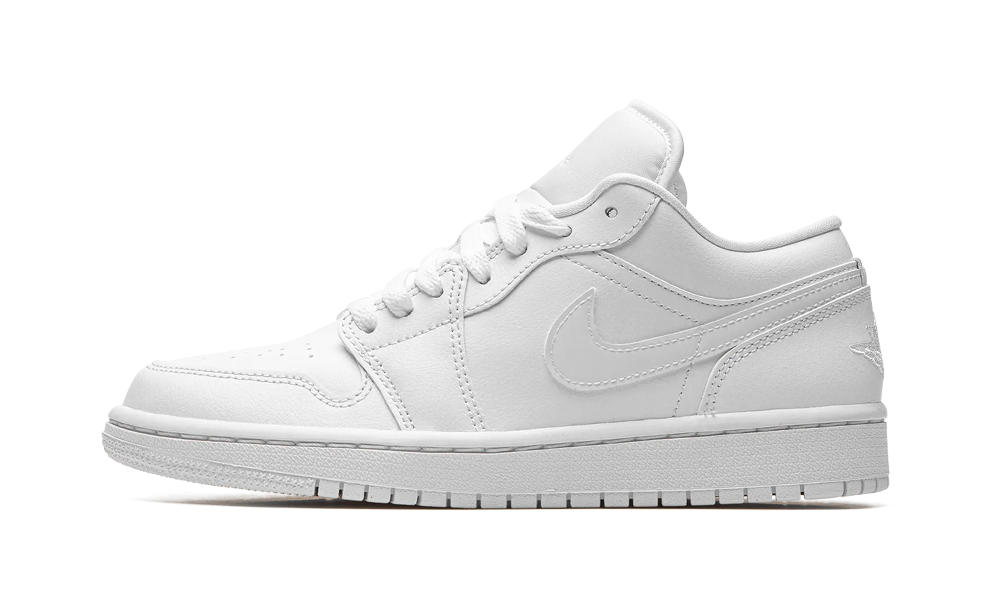 AIR JORDAN 1 LO WMNS "Triple White" High   Quality Trail Fit