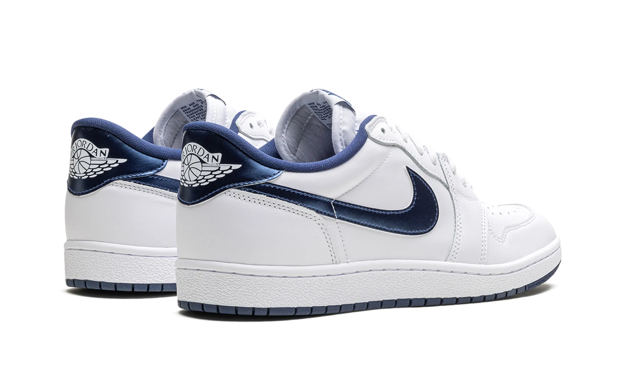 Air Jordan 1 Low 85 "Metallic Navy" Stable Landing