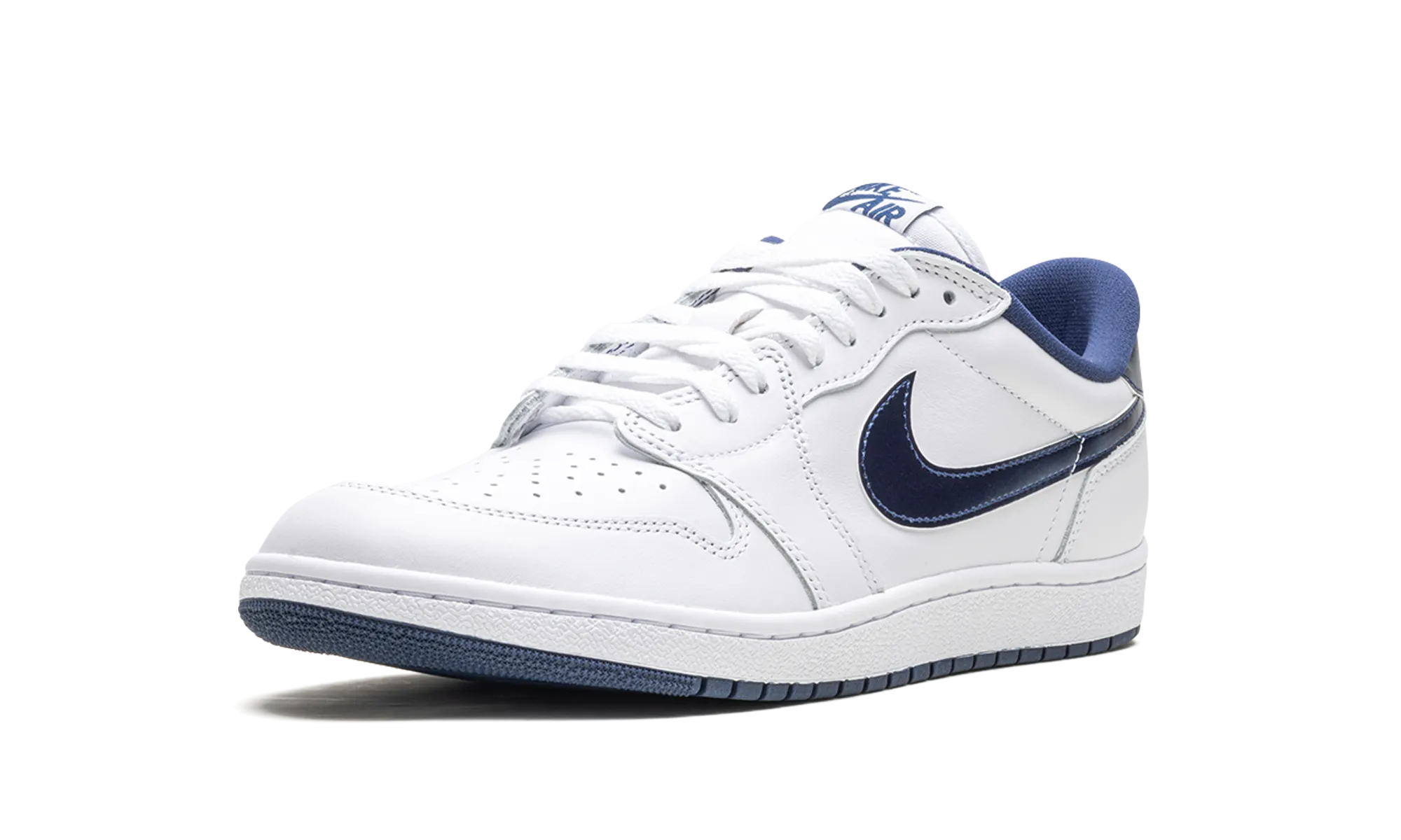 Air Jordan 1 Low 85 "Metallic Navy" Ankle Collar Padding