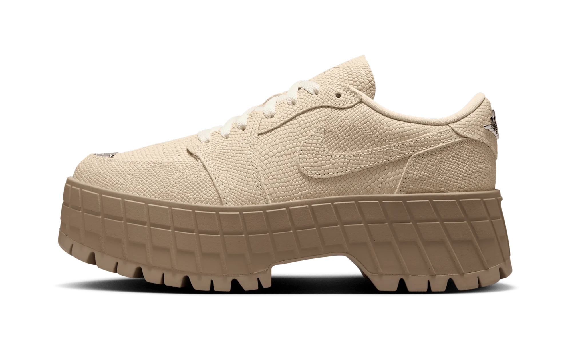 Air Jordan 1 Low Brooklyn WMNS "Rattan" Compression Activated Foam