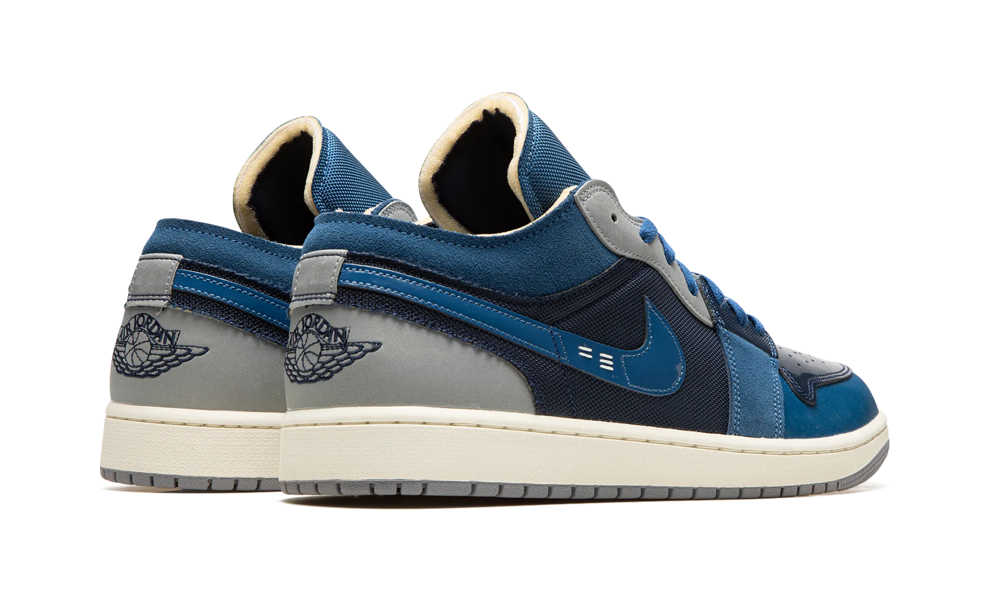 Water Resistant Weave Air Jordan 1 Low Craft "Obsidian"