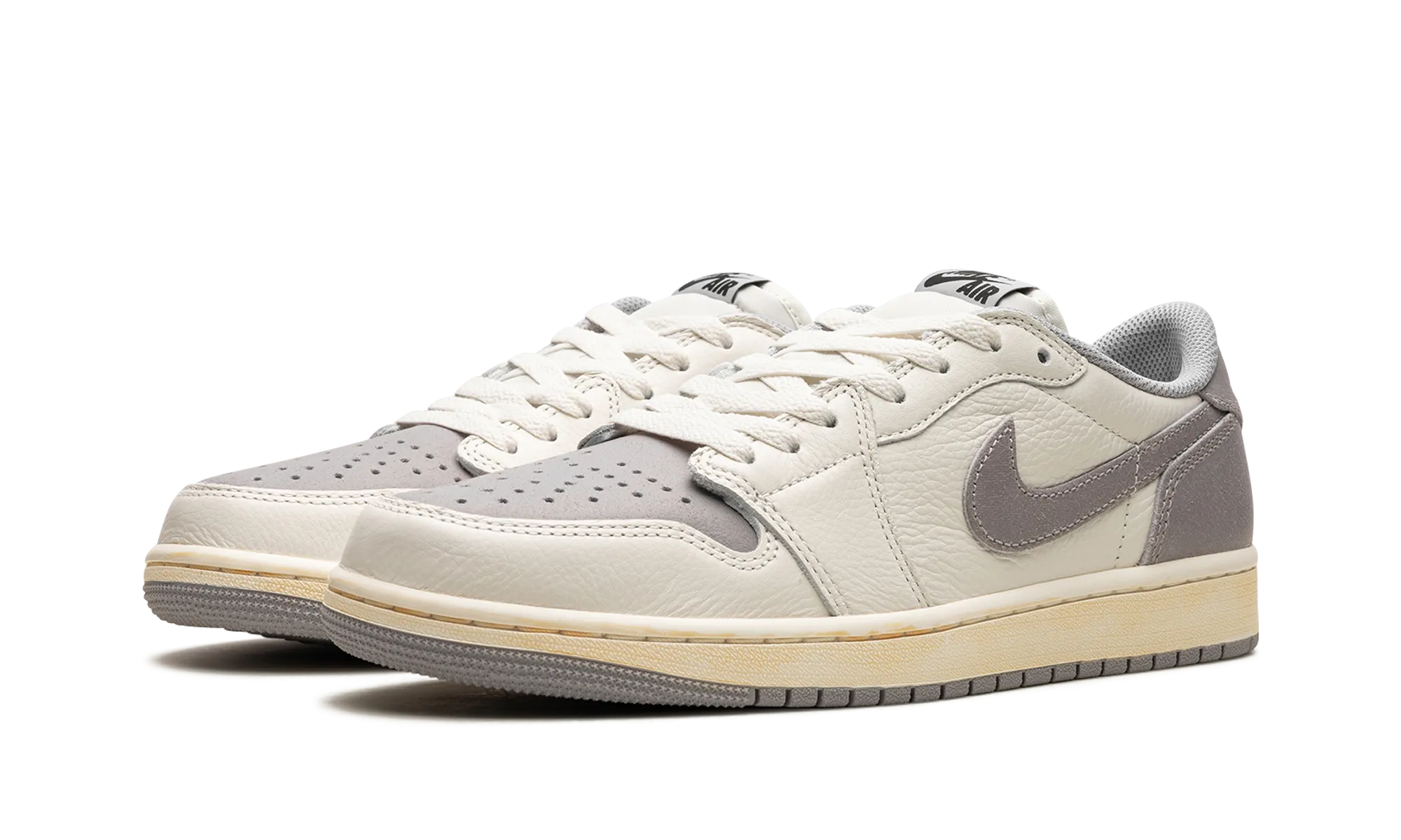 Air Jordan 1 Low EX "Atmosphere Grey" Good Support Weekend Walker