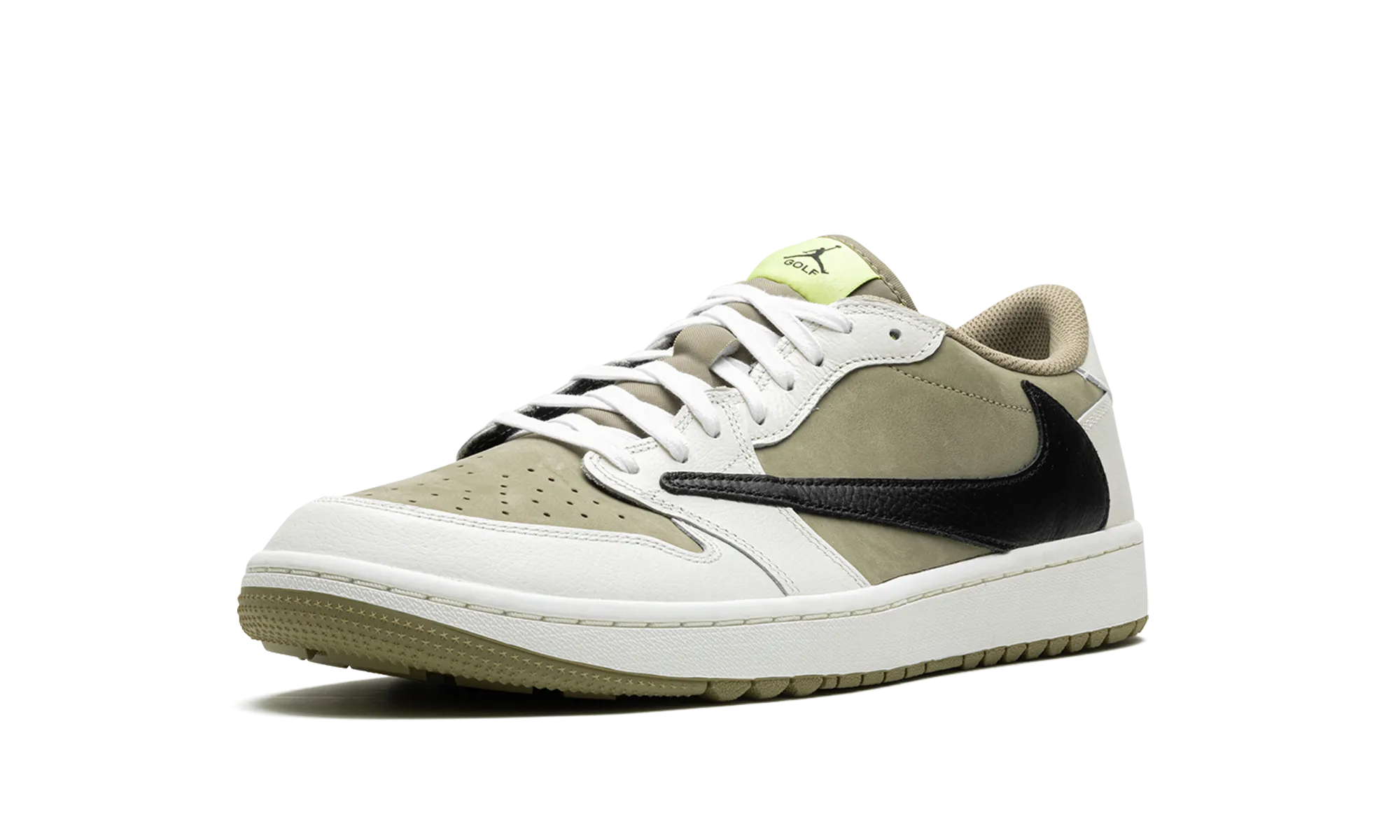 Air Jordan 1 Low Golf "Travis Scott" Rigidity Control Ergonomic Heel Counter