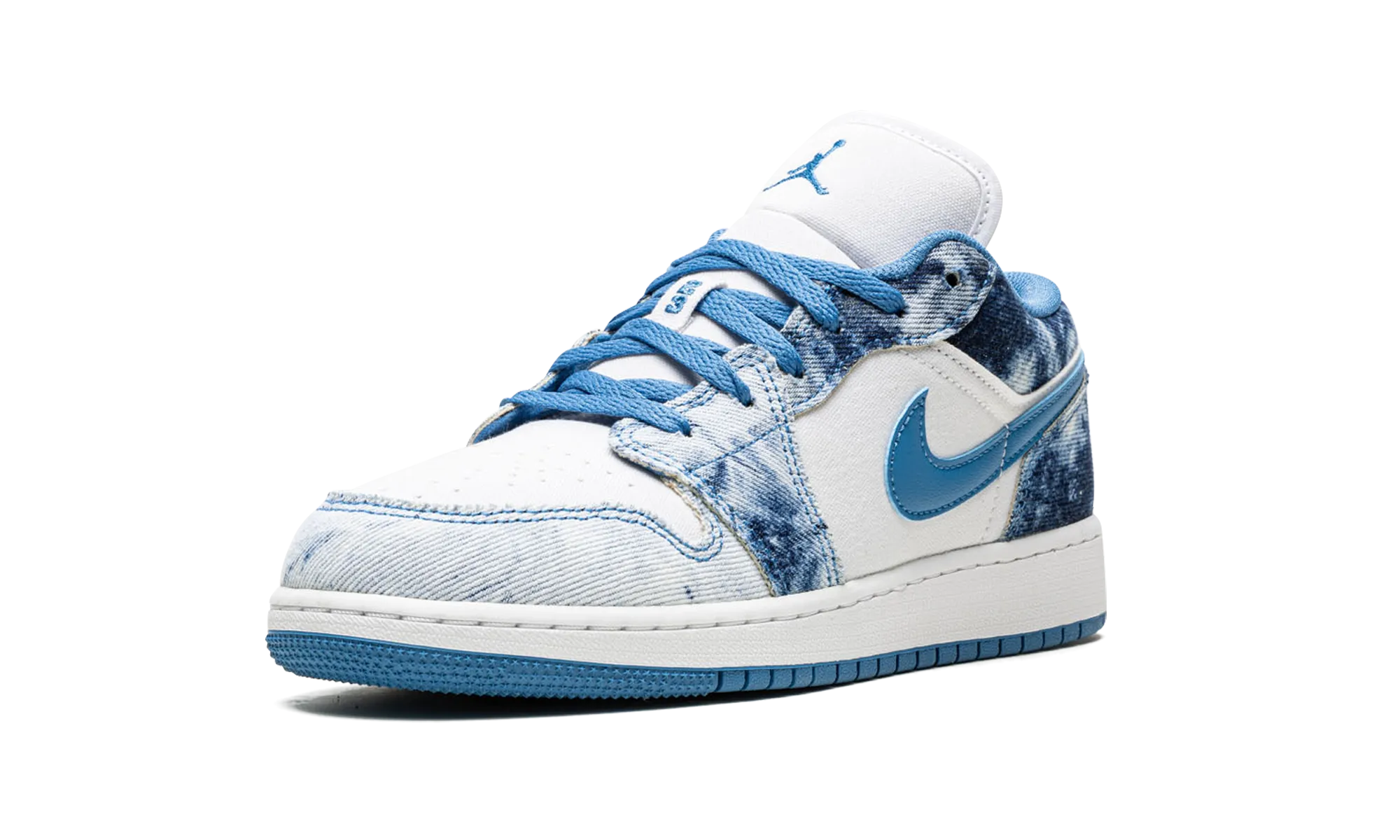 AIR JORDAN 1 LOW GS "Acid Wash Denim" Motion Boost Easy Flex