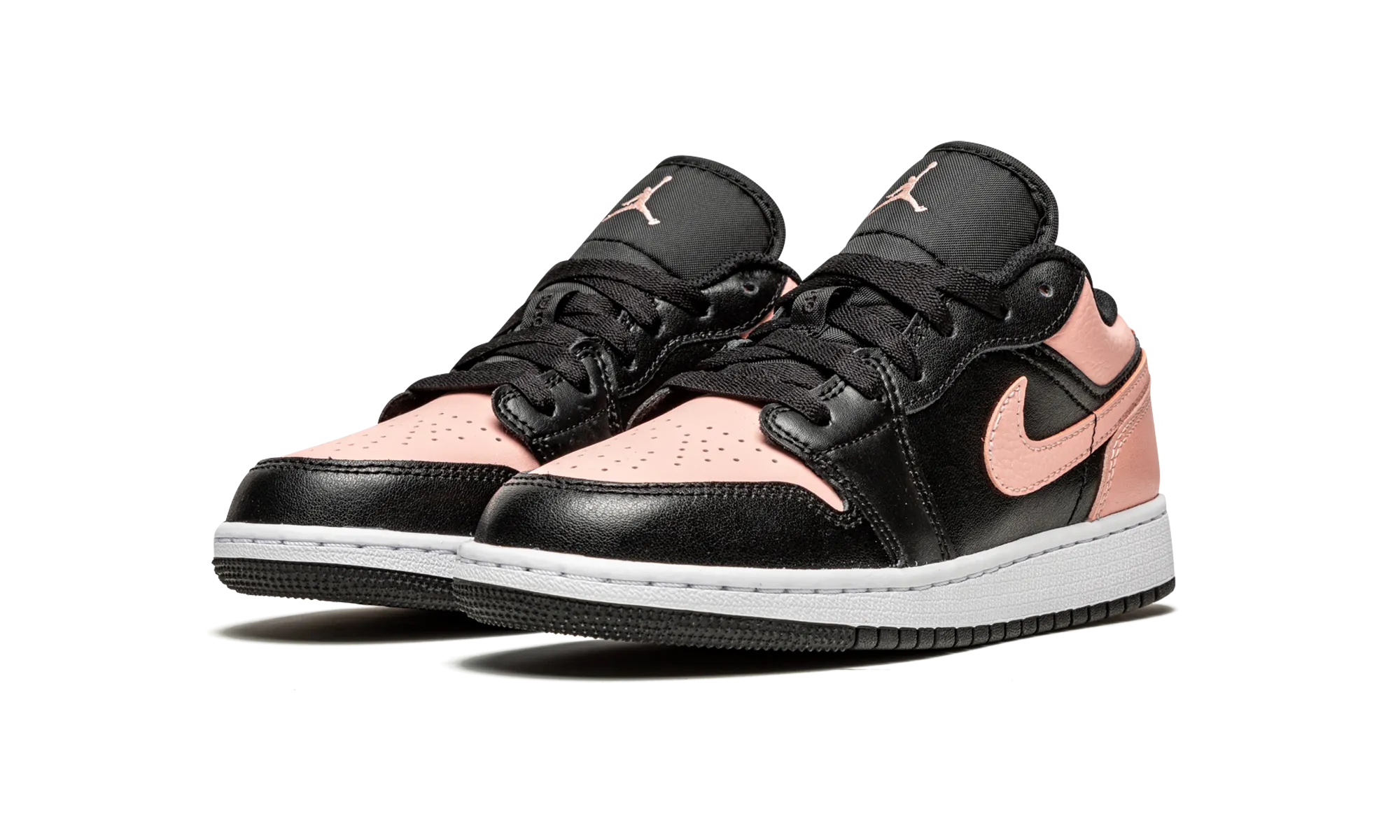 Air Jordan 1 Low GS "Black / Arctic Orange" Tension Balanced Upper FlexibleSole